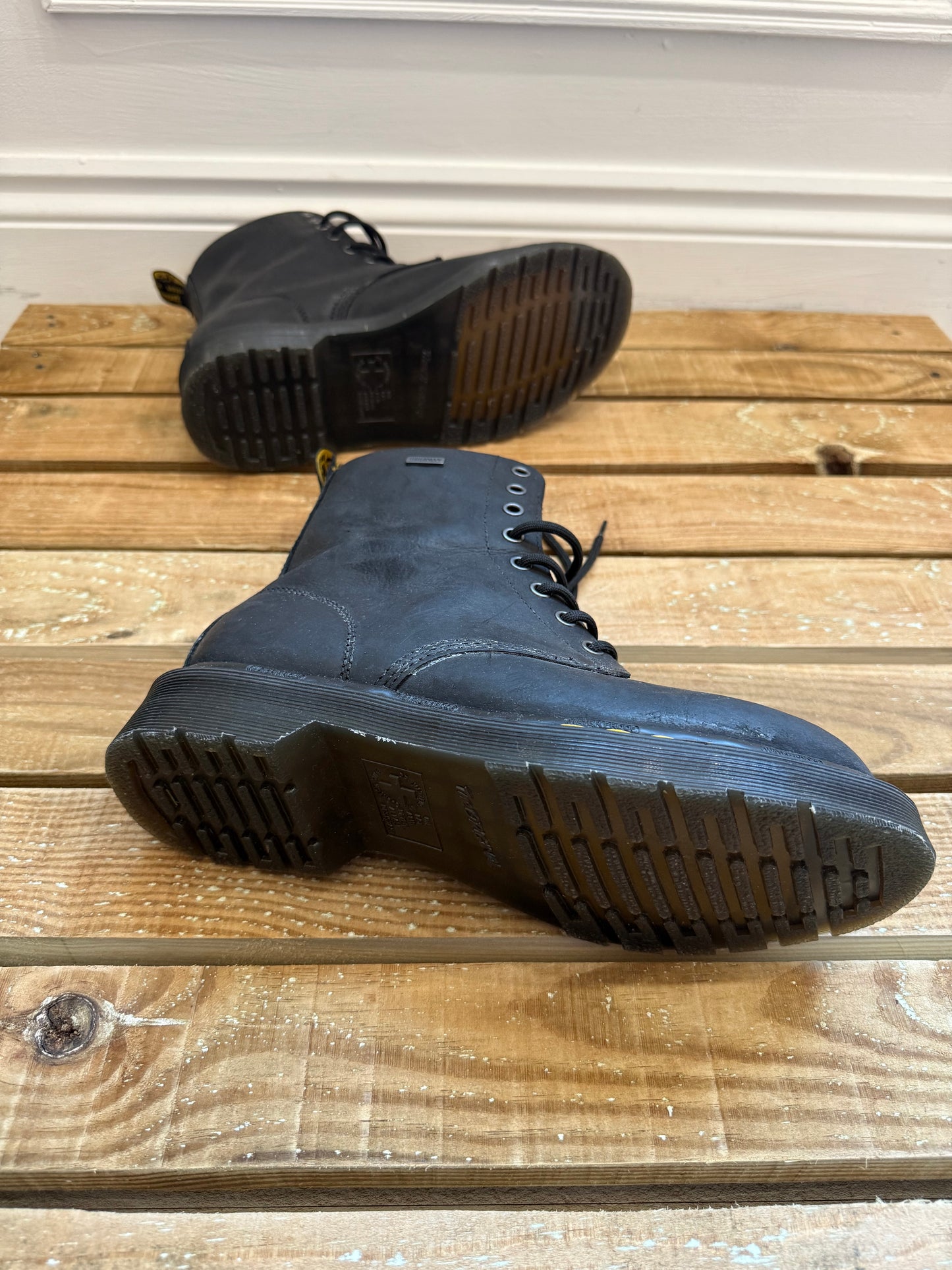Brand New Doc Dr Martens 1460 lace up boots. Waterproof. Goth. Size UK6 EU39