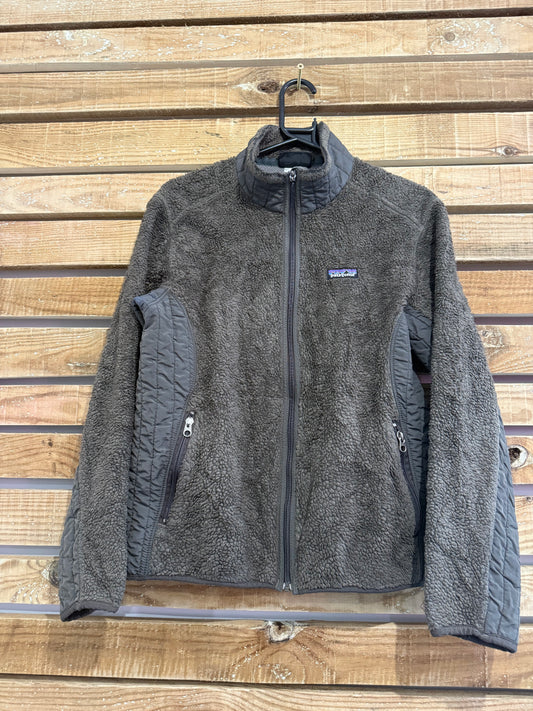 Vintage 90s Patagonia Synchilla Fleece Jacket. Size Large. Brown.