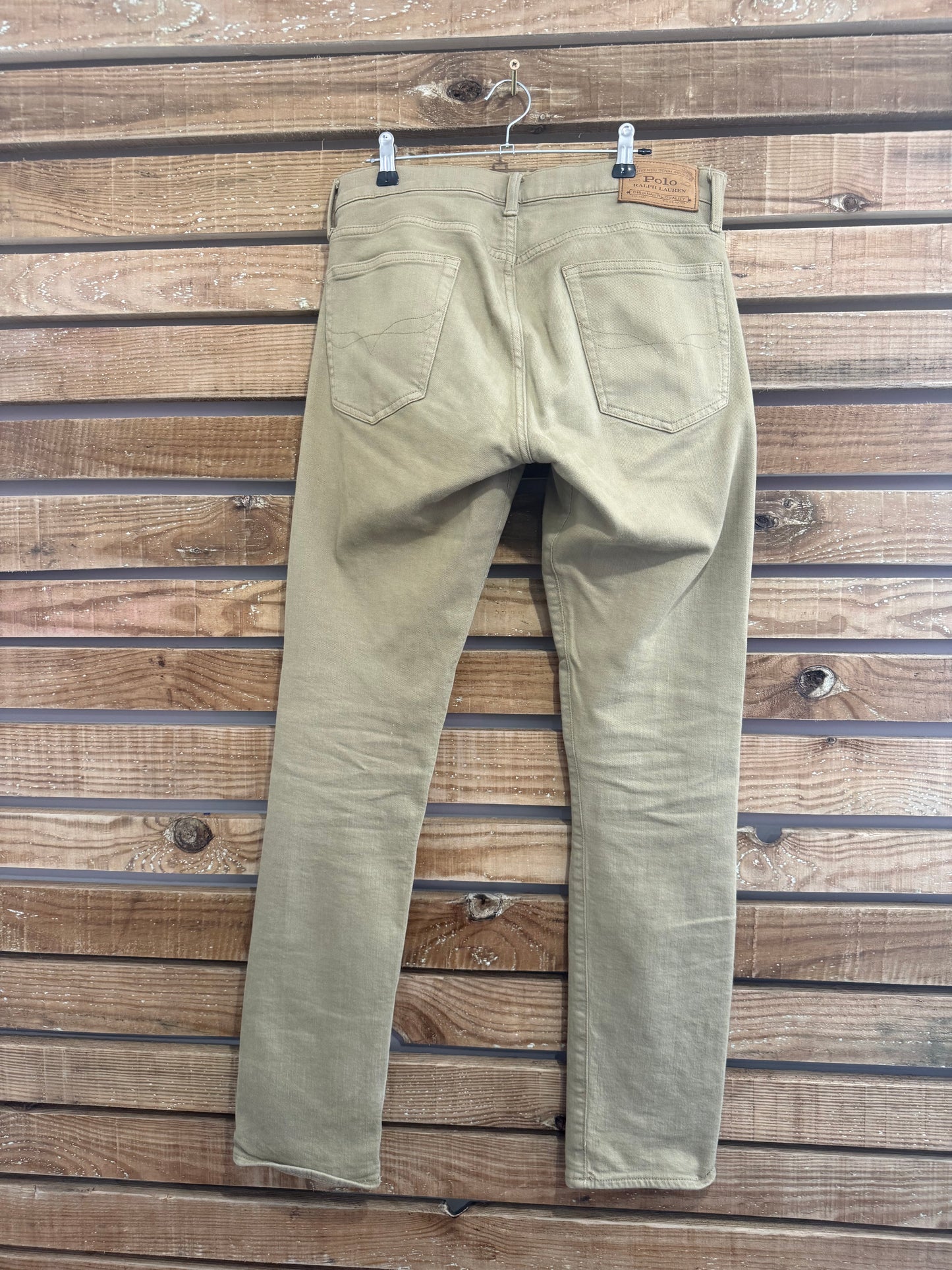 Vintage Y2K Ralph Lauren khaki jeans pants/ trousers. 30” waist, 32” leg.