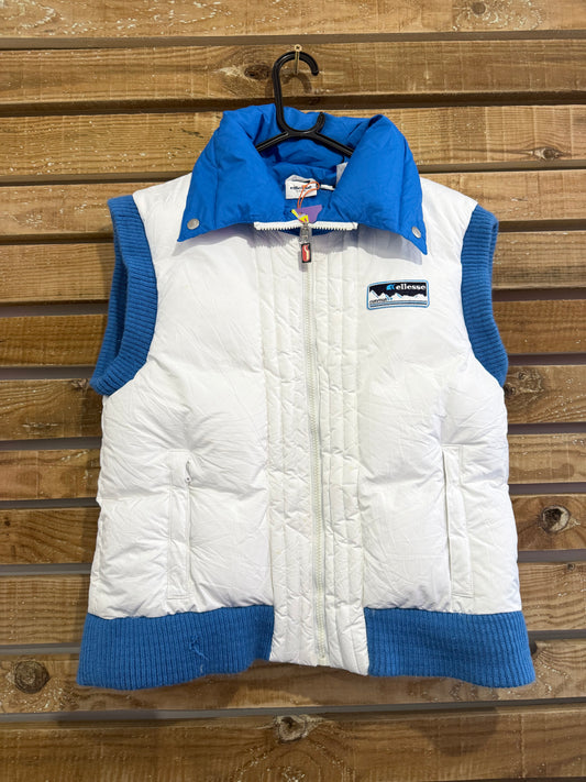 Vintage Y2K Ellesse puffer Sleeveless jacket/ Gilet/ body warmer. Ski. Size small