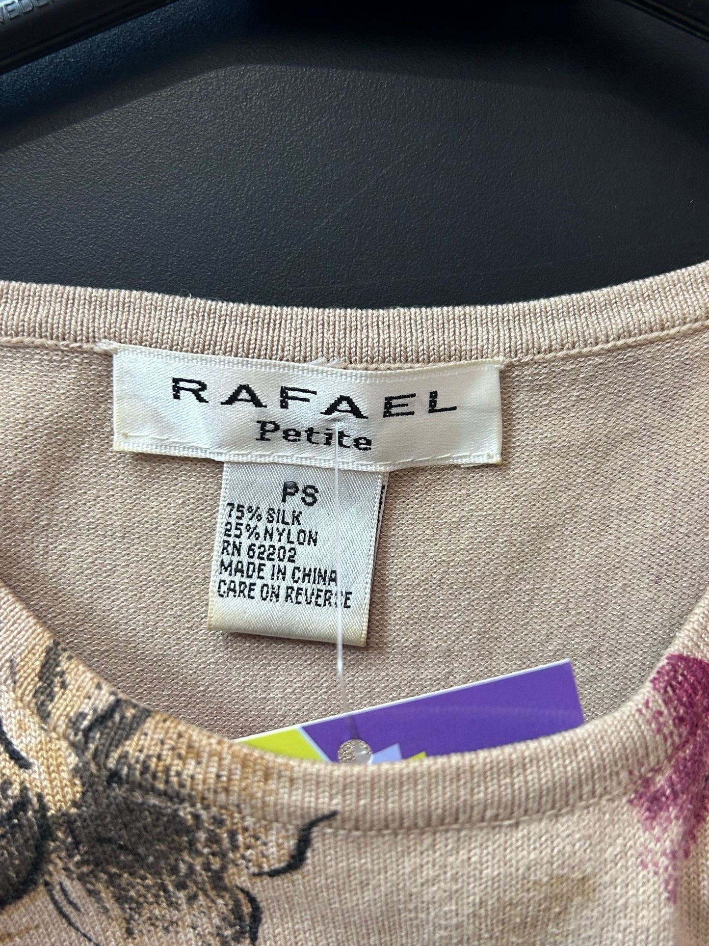 Vintage 80s Rafael sleeveless top. Size UK10