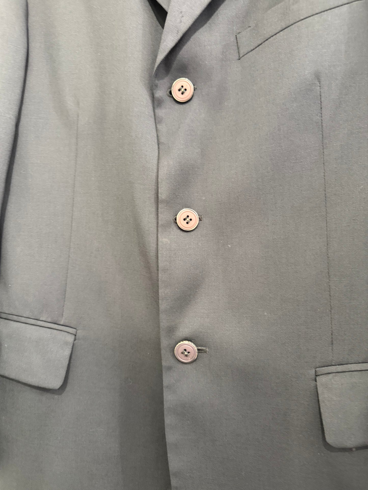 Vintage 90s Versace button up blazer/ jacket. Medusa head. 42” chest.