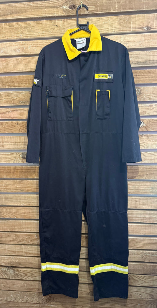Vintage Finning CAT boilersuit/ coveralls. Workwear. Size Medium.