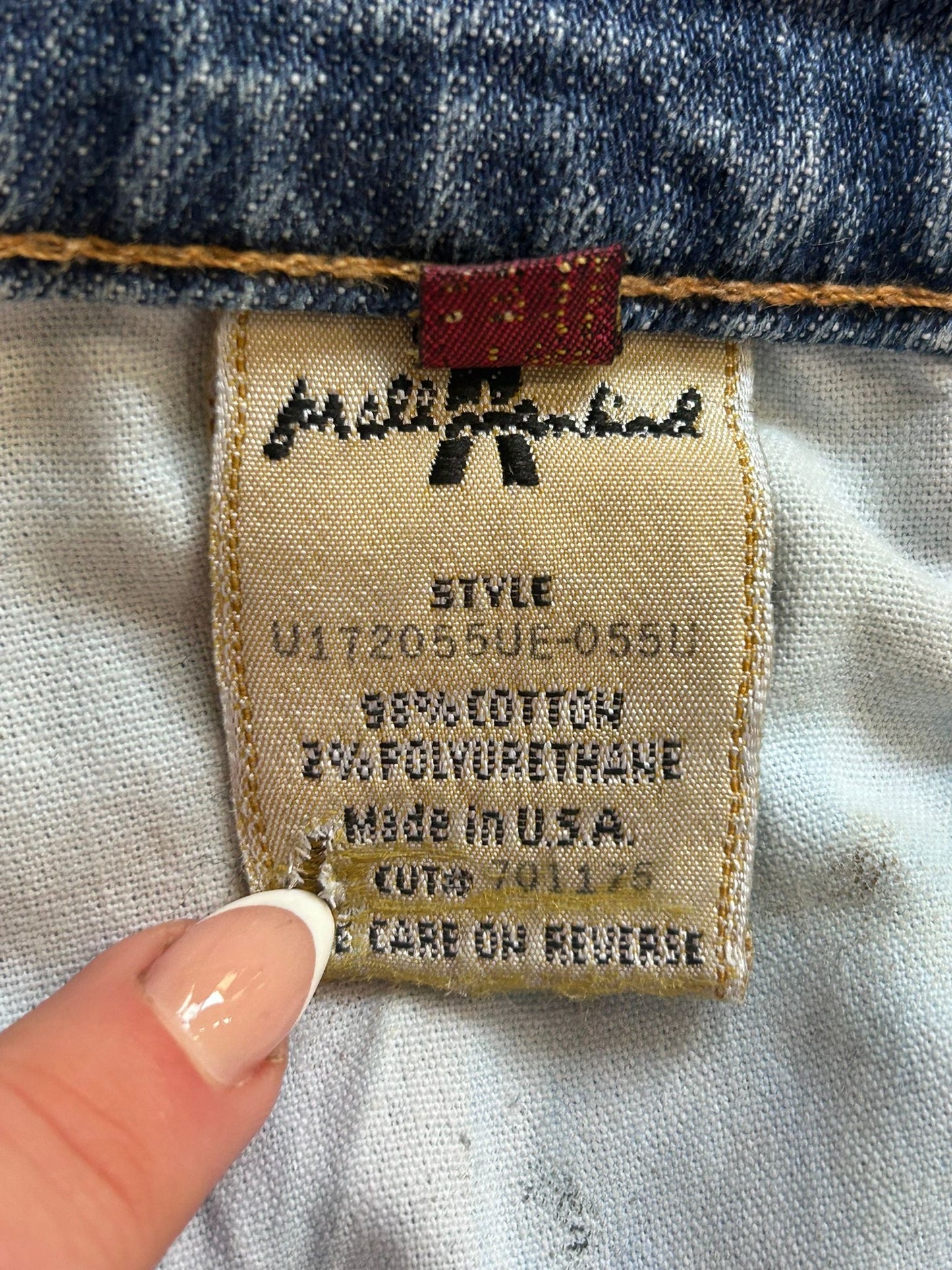 Vintage Y2K 7 for all mankind flared low rise bootcut jeans. Size UK10, waist 30”