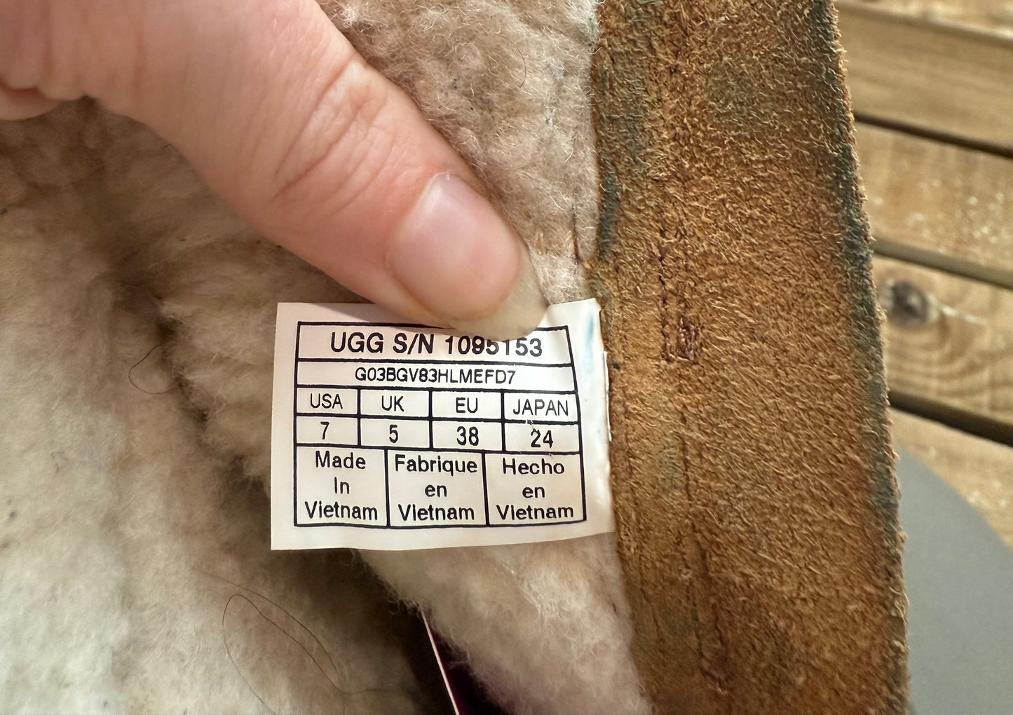 UGG Australia Blayre III chestnut leather biker boots. Sheepskin lined. Size UK5, EU38