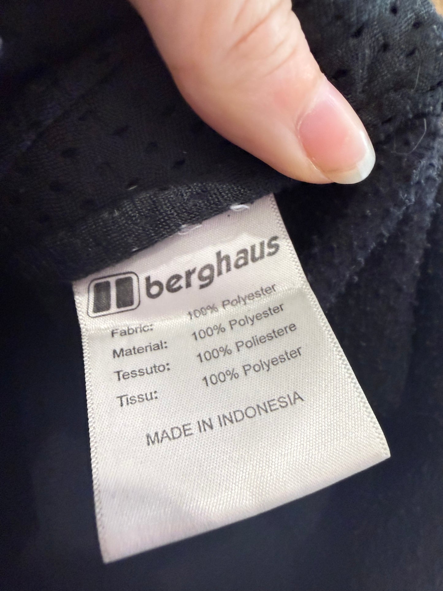 Vintage 90s Berghaus Sleeveless Fleece Jacket/ Gilet. Size Small.