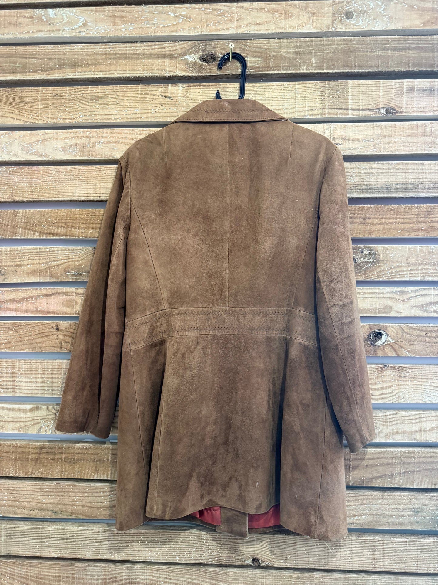 Vintage 70s suede leather brown jacket. Coachella/ Hippy/ Yellowstone/ festival/ boho. Size Small.