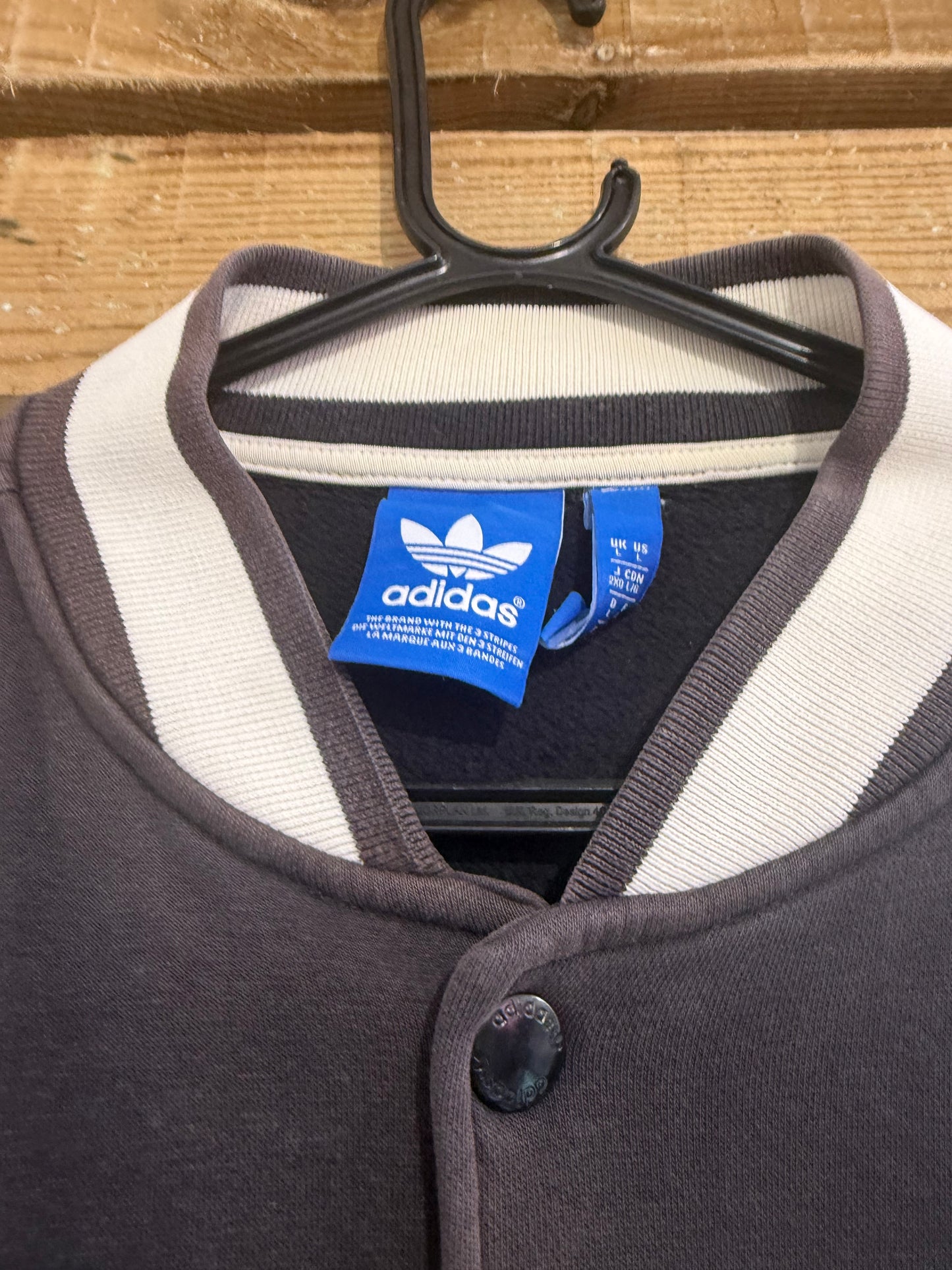 Adidas Varsity/ College Bomber Jacket. Size Large.