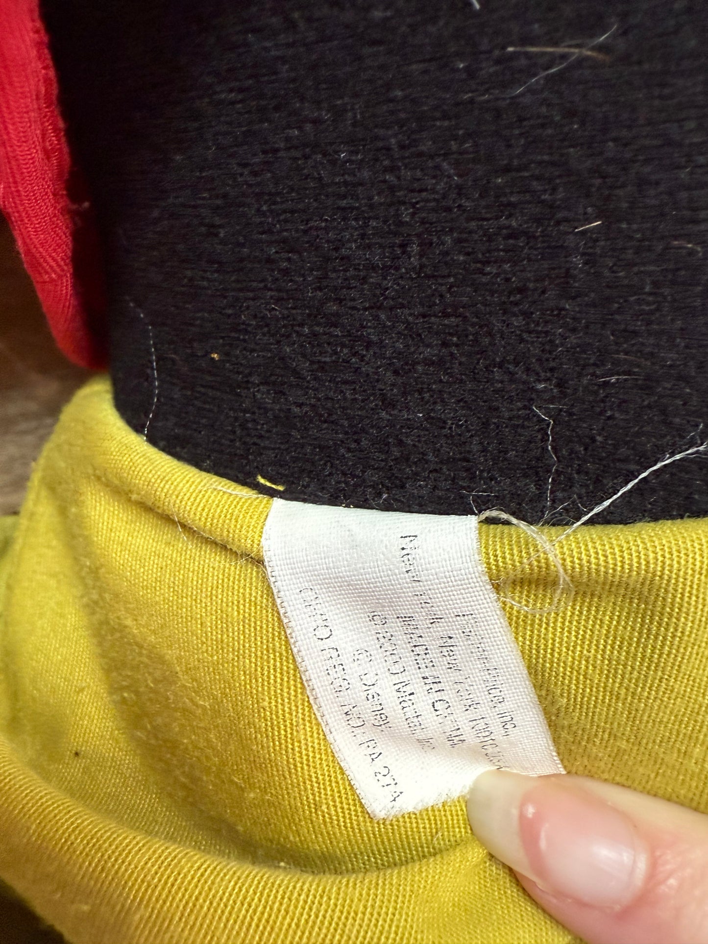 Vintage Y2K Disney Mattel Fisher Price Minnie & Mickey Mouse Plush Jumbo Stuffed Toys. 2000