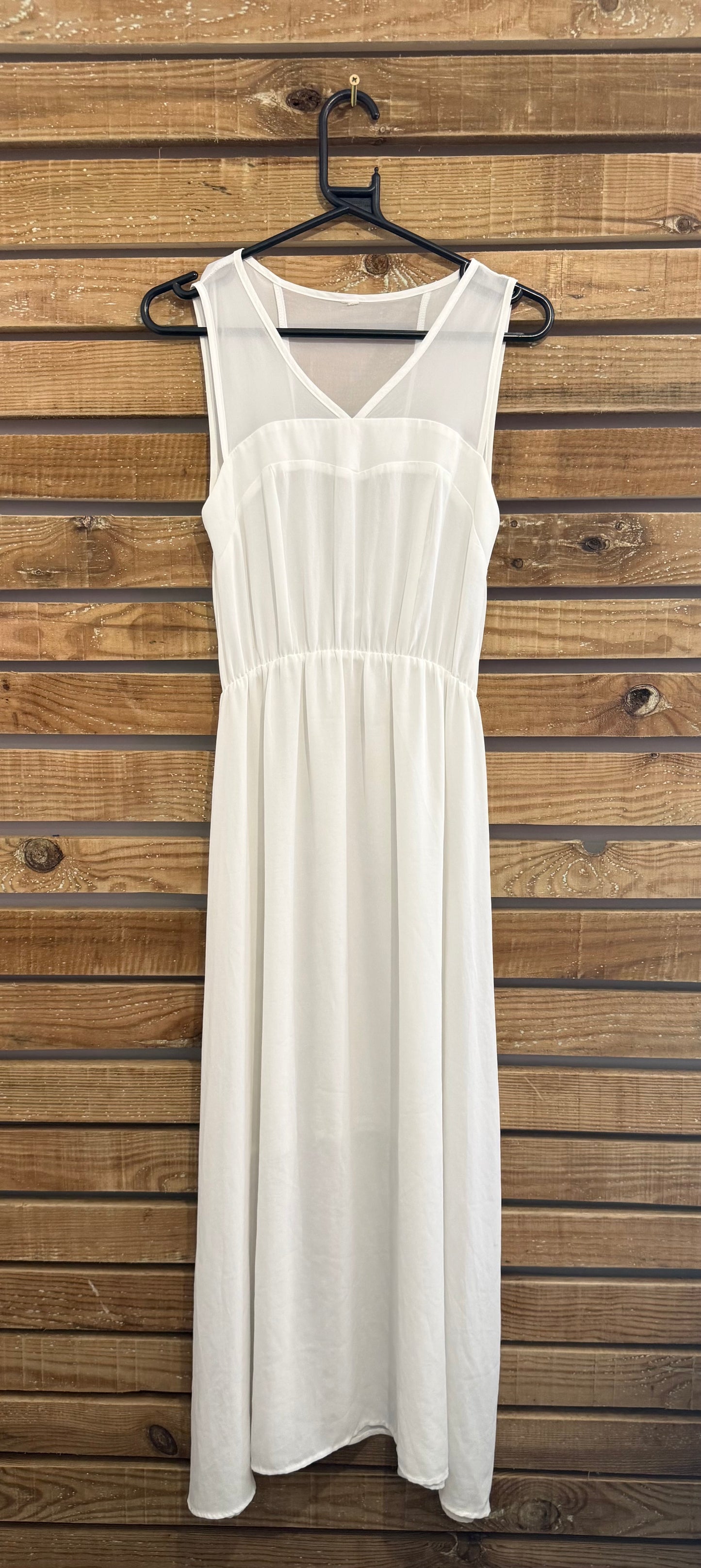 Maje summer sheer detail maxi dress. Summer/ festival/ evening/wedding. Size 8.