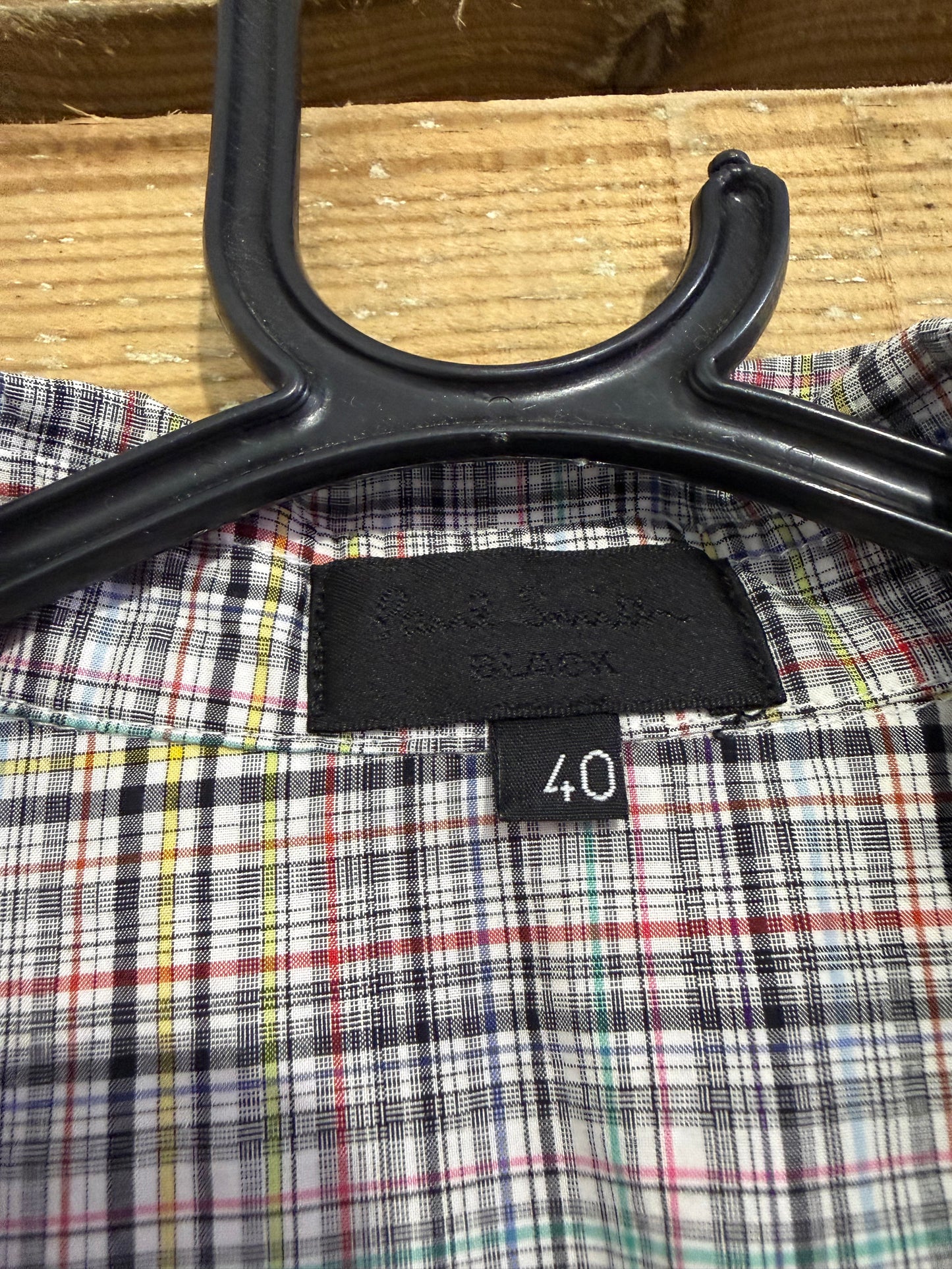 Vintage Y2K Paul Smith checked/ gingham button up blouse/ shirt. Size Small.
