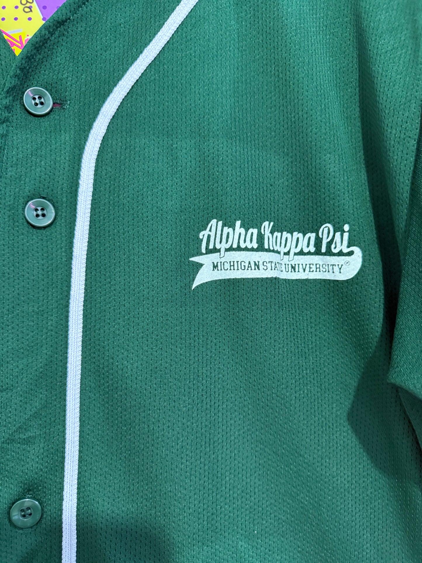 Vintage Y2K USA Alpha Kappa Pai Jersey. Size Medium.
