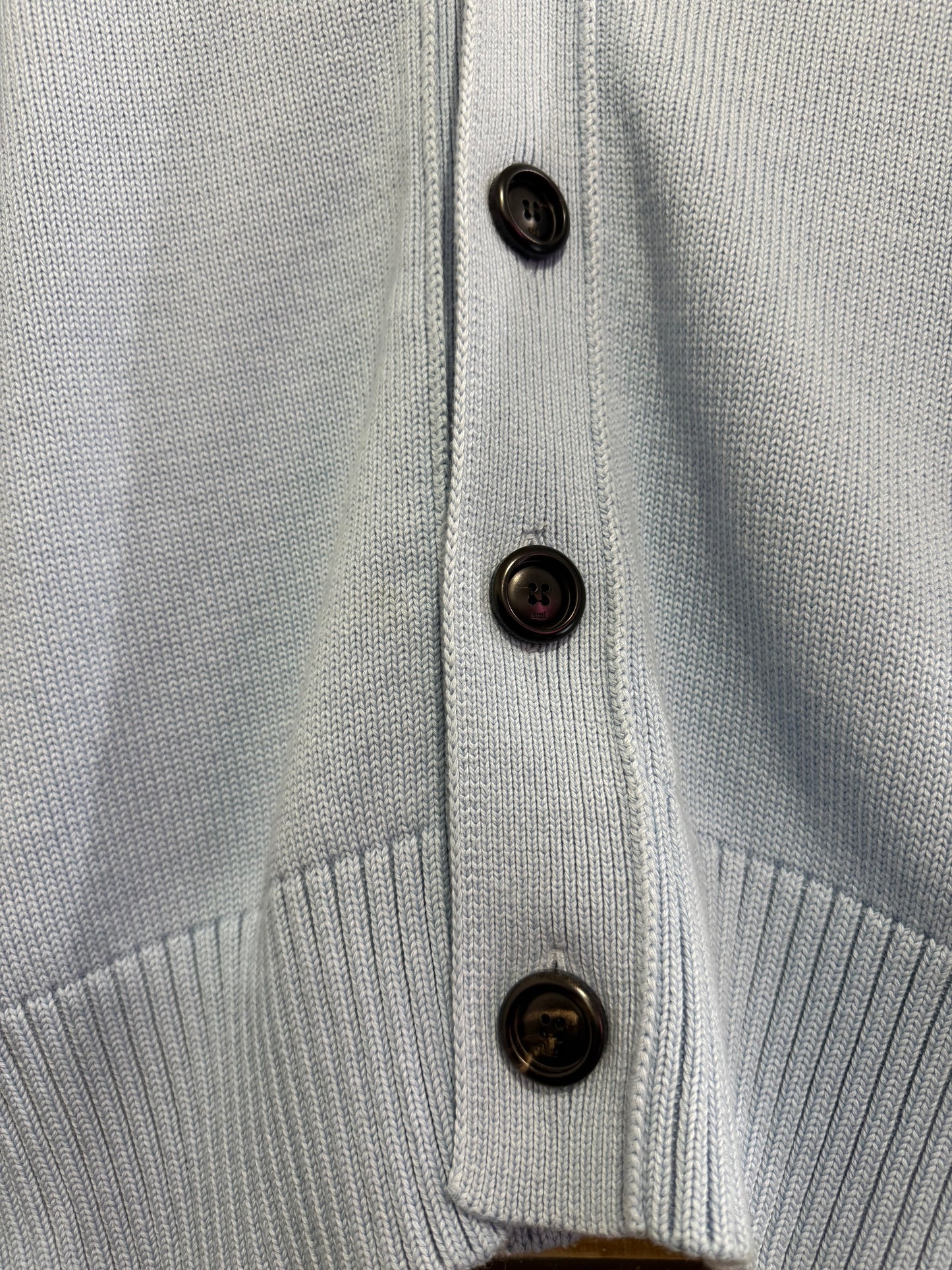 BNWT Ami Paris, Ami de coeur cardigan. Sky blue. Size Medium.