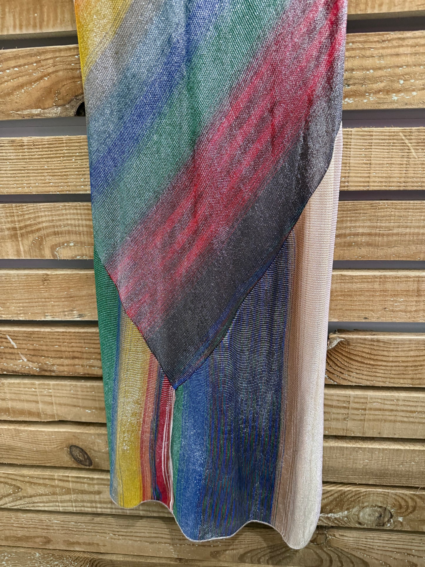 BNWT Missoni multicoloured knit metallic maxi dress. Summer/ beach/ holiday. IT46, free sizing.