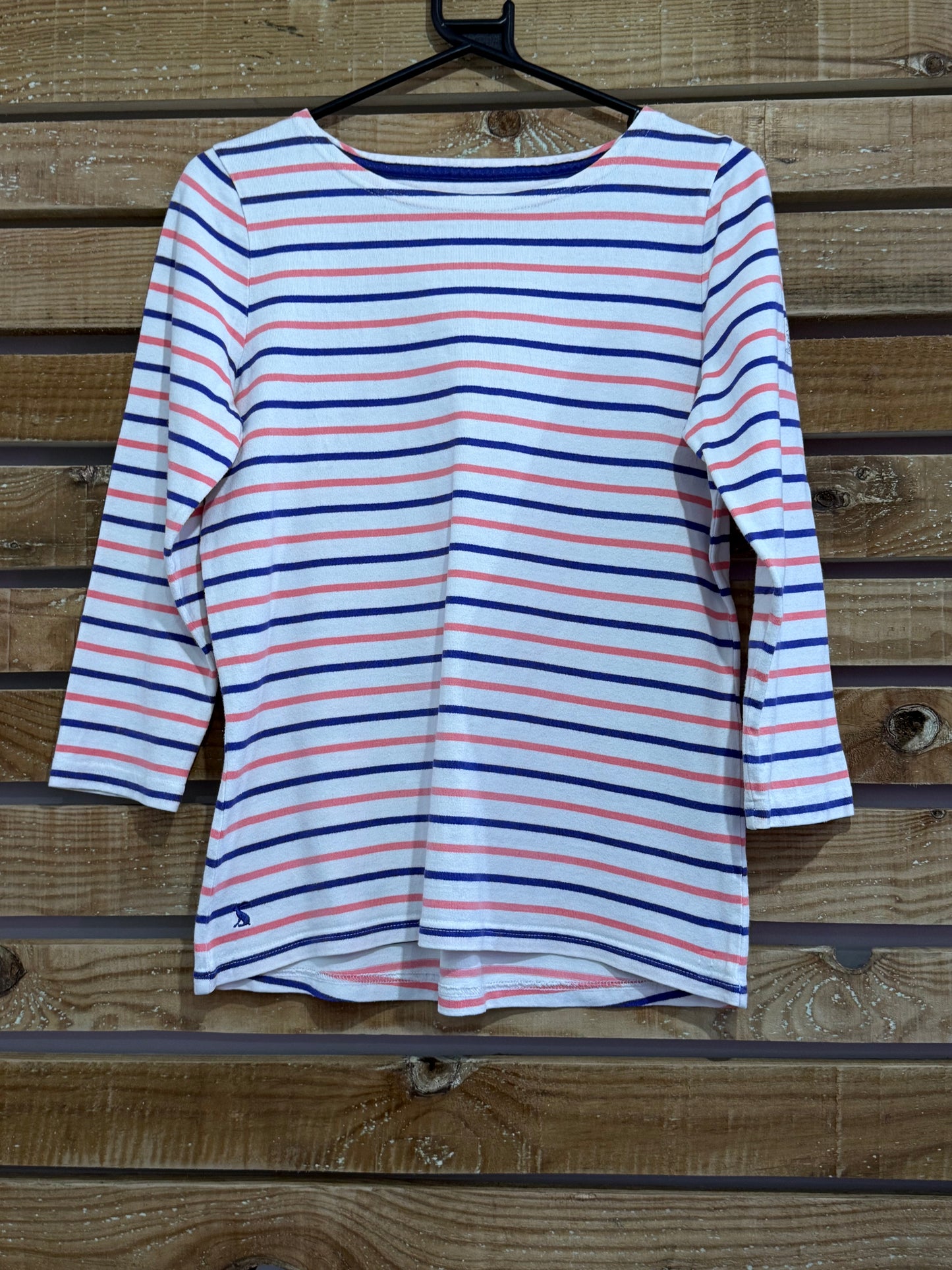 Joules striped T-shirt. Size UK12