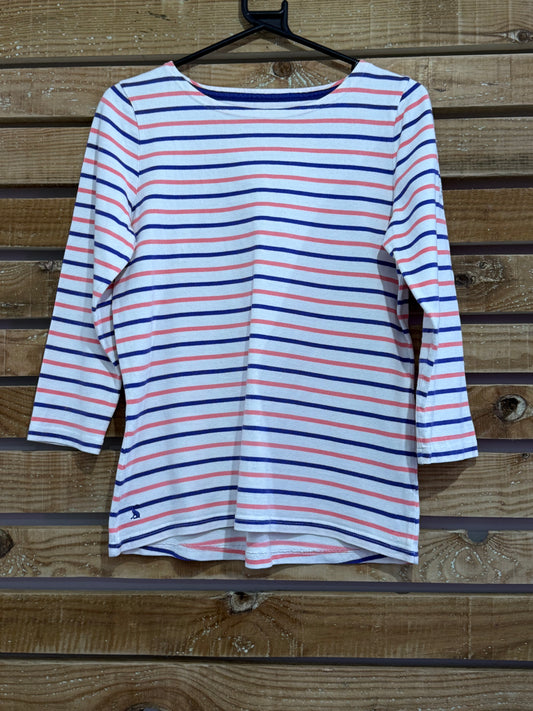 Joules striped T-shirt. Size UK12