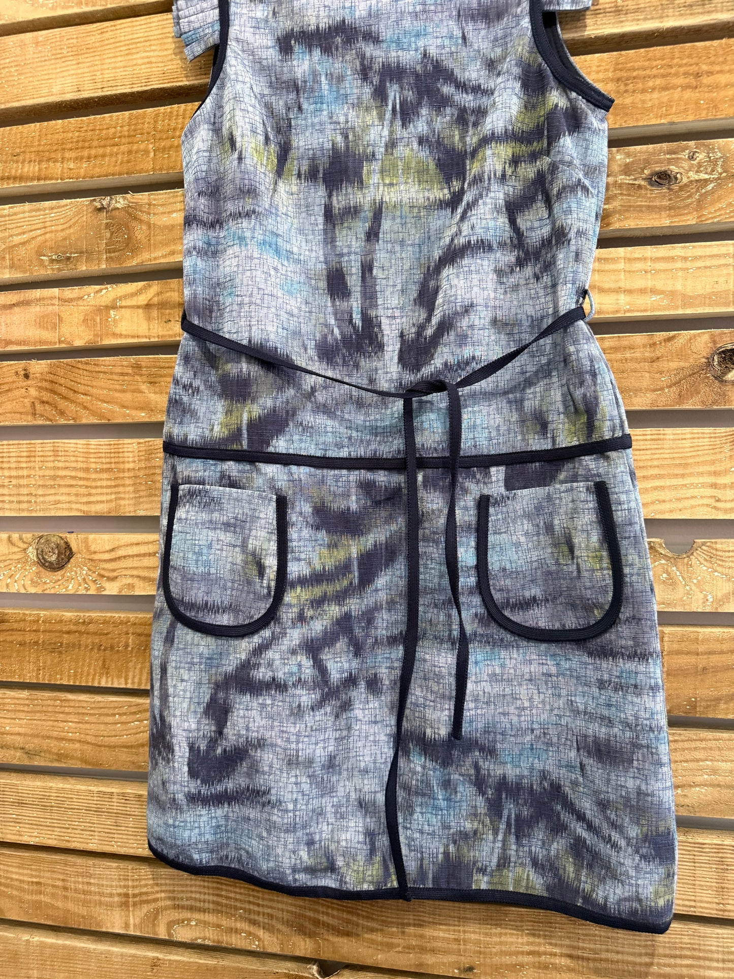 Hobbs patterned shift dress. Blue. Size UK10. Office/ party/ wedding.