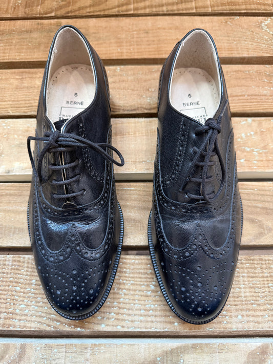 Ravel brogue leather shoes. Brand new. Black. Size UK6 EU39.