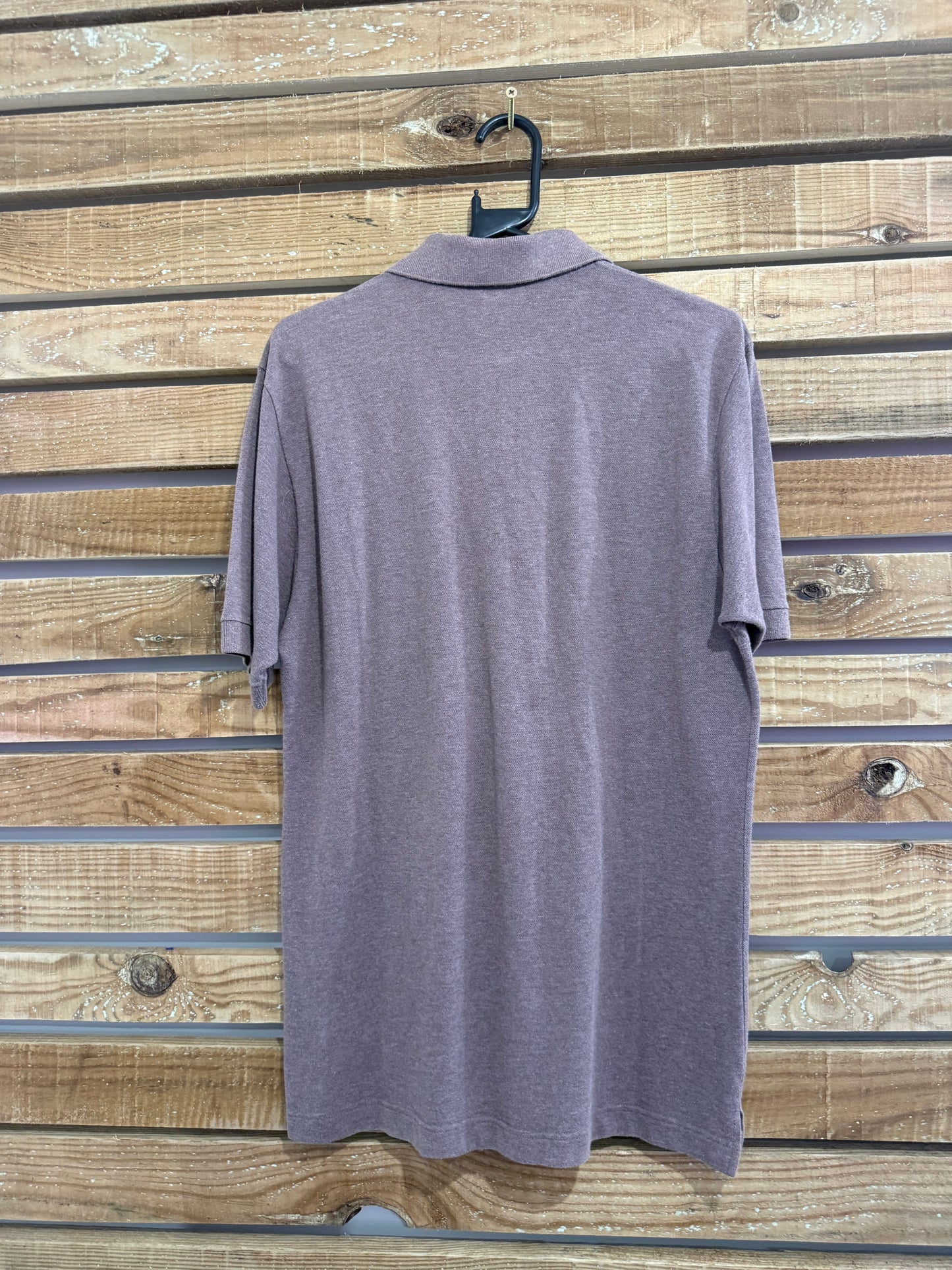 Vintage 90s Sergio Tacchini polo shirt. Brown. Size Medium. 42” chest.