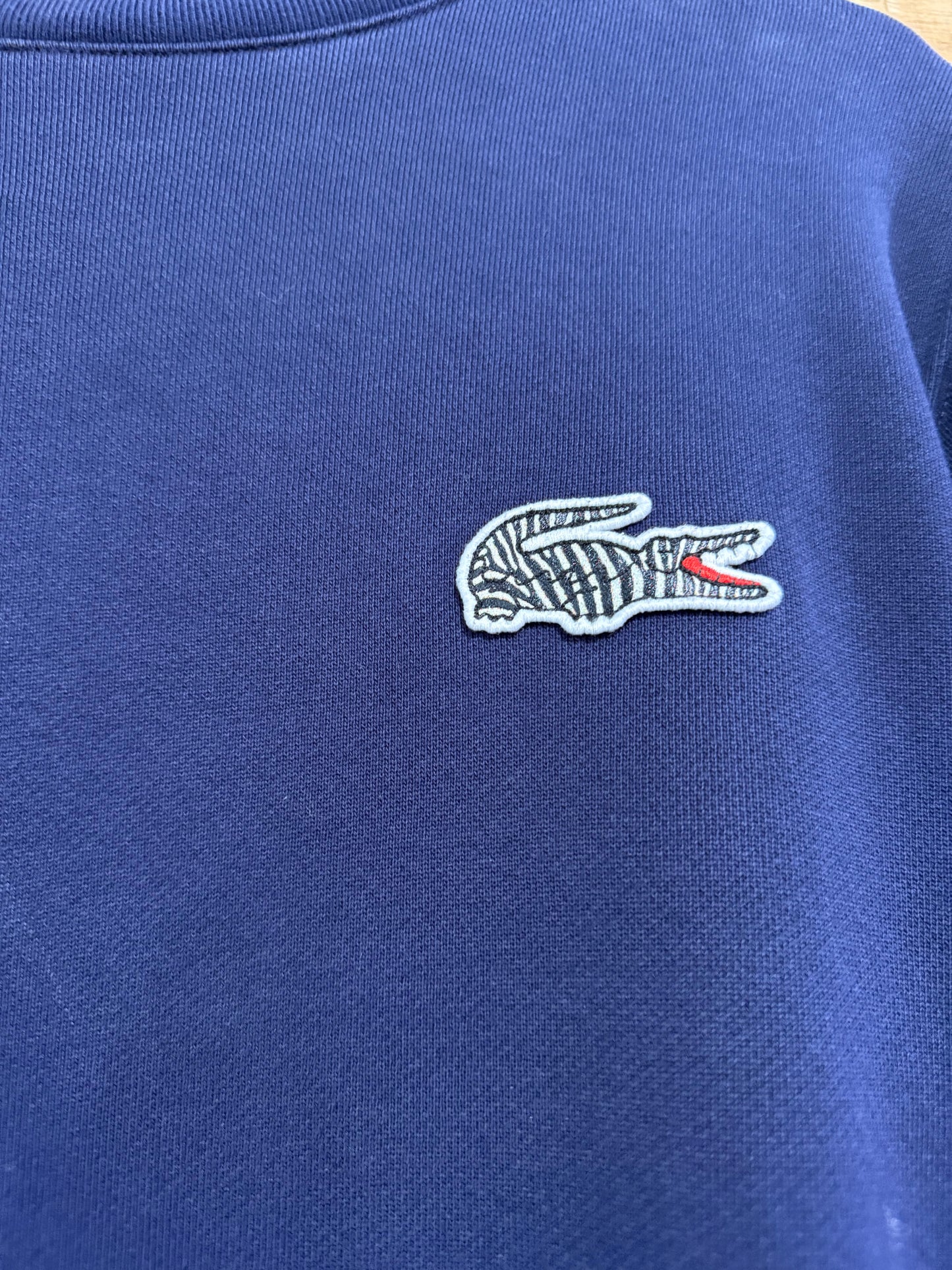Lacoste x National Geographic croc logo sweater/sweatshirt. Size Small.