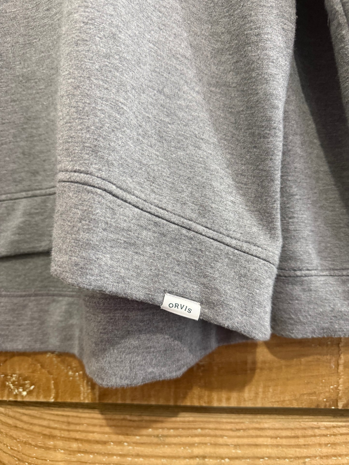 Orvis sweater/ sweatshirt. Grey. Size Small. Super soft. Fishing/ outdoors.