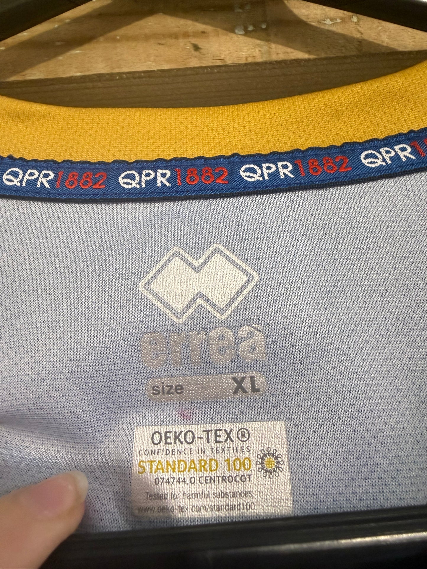 Queens Park Rangers (QPR) Errea 2022-2023 Away Football Shirt. Size XL.
