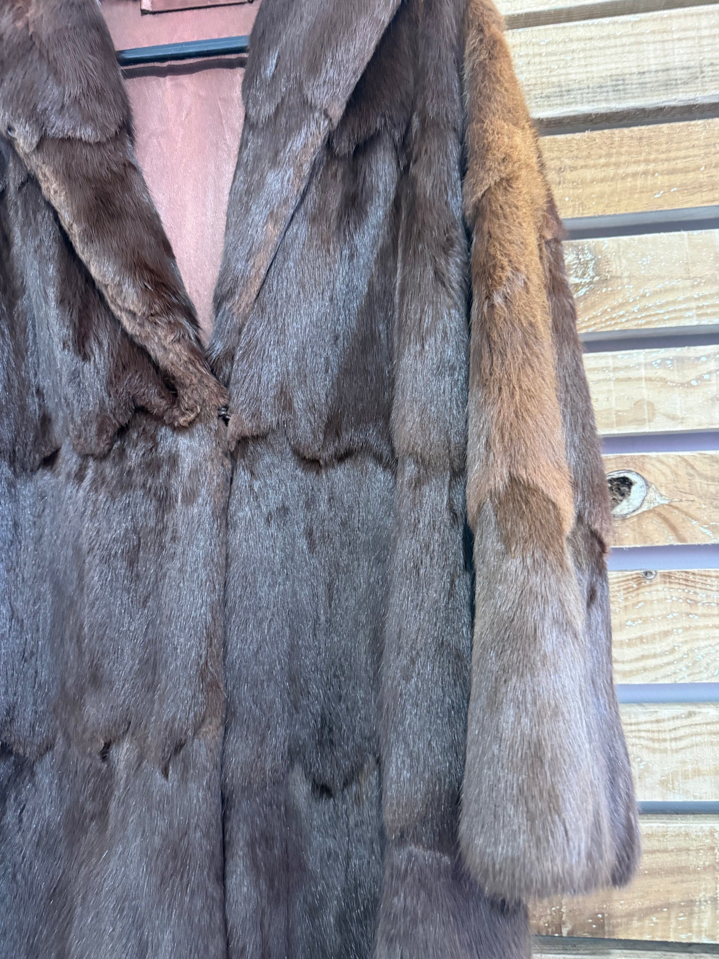 Vintage 60s Browns of Chester Squirrel Fur coat. Brown. Free sizing up to a size 16