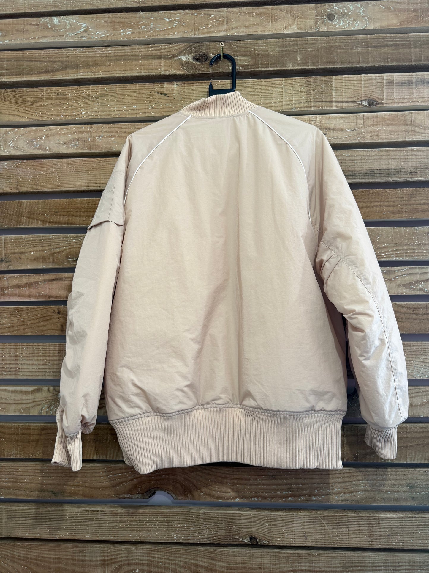 Adidas originals beige bomber Jacket. Size 10. Festival.