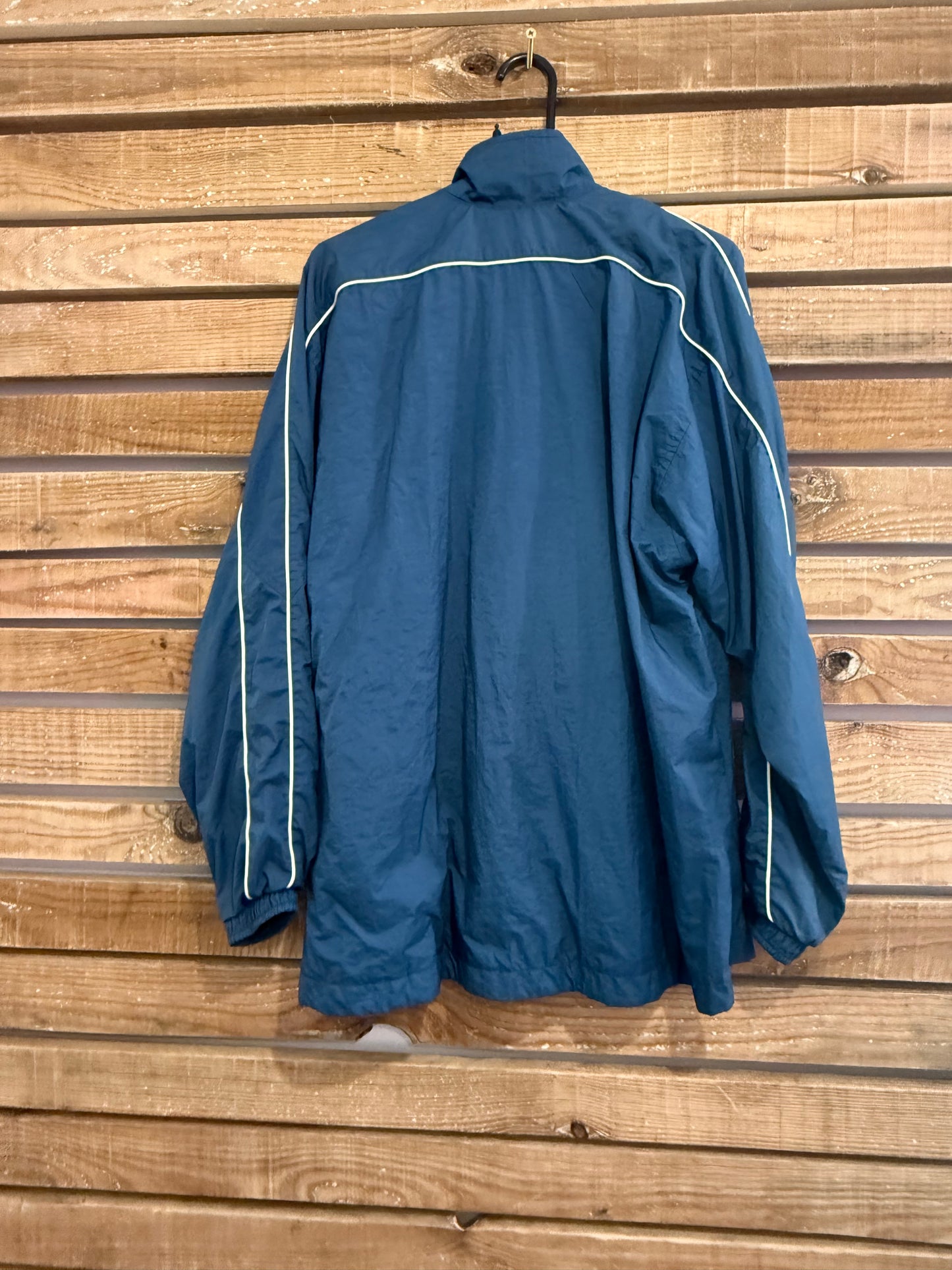 Vintage 90s Adidas zip up windbreaker/ shell jacket. Size XL. Festival.