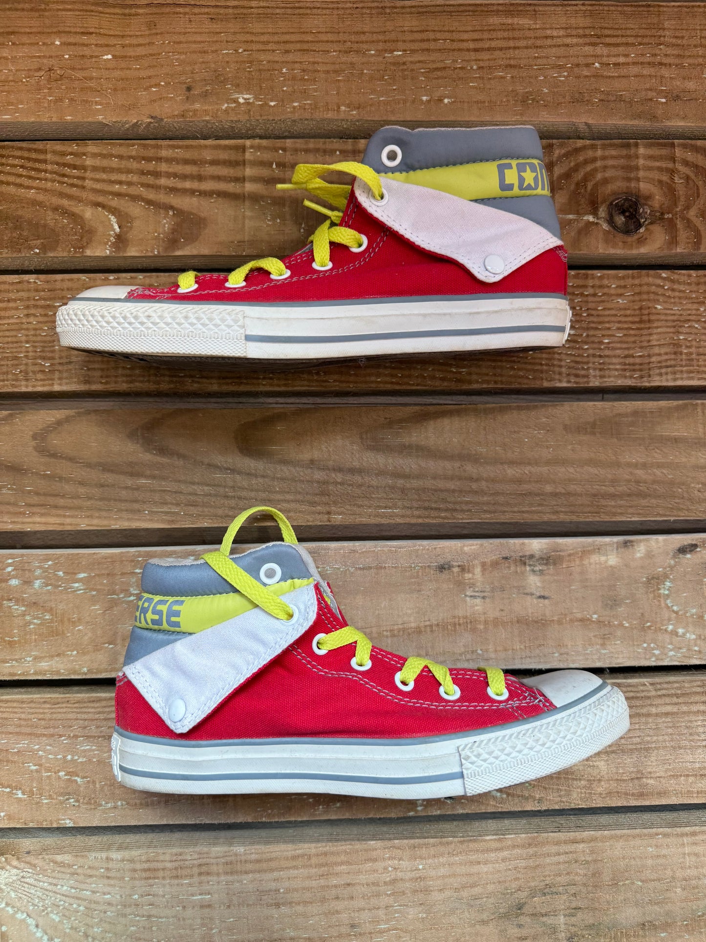 Converse Chuck Taylor All Star Two Fold high-top trainers. 
UK4, EU37