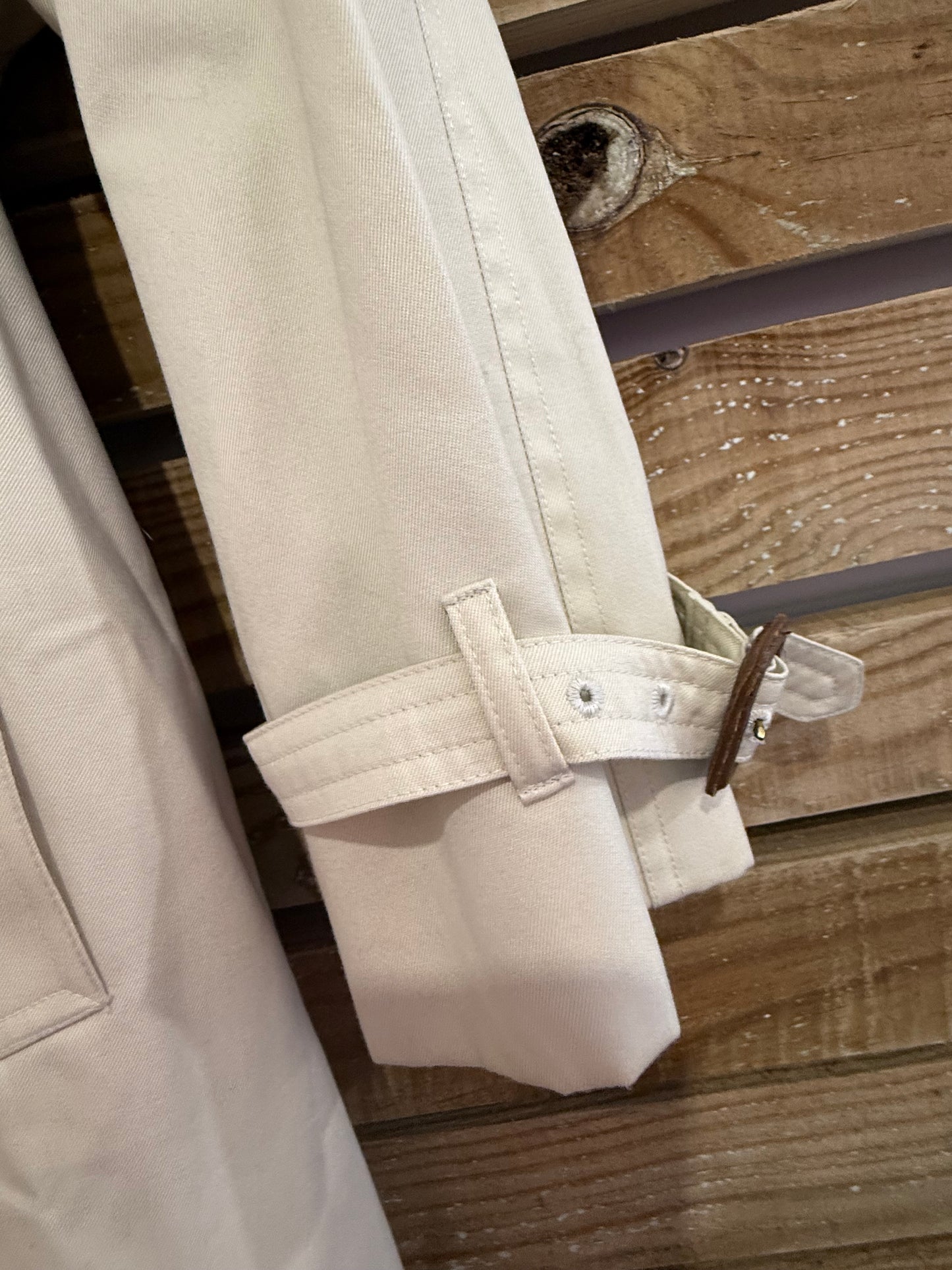 Vintage 90s Aquascutum Mac/ Trench Coat. Beige. Original. Size Medium.