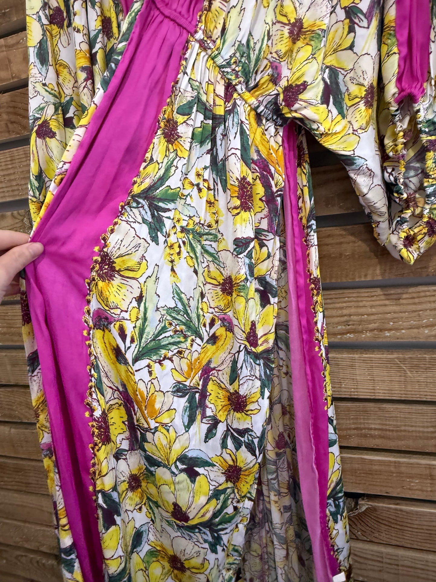 Free people floral open jacket. Beach/ summer/ cover up. Free sizing.
