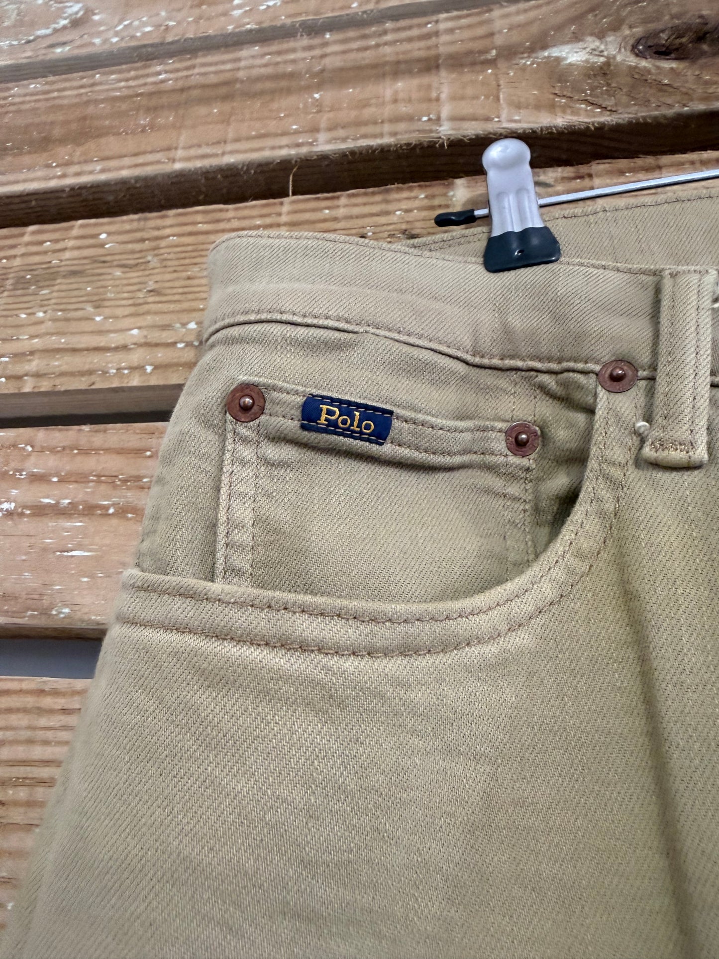 Vintage Y2K Ralph Lauren khaki jeans pants/ trousers. 30” waist, 32” leg.