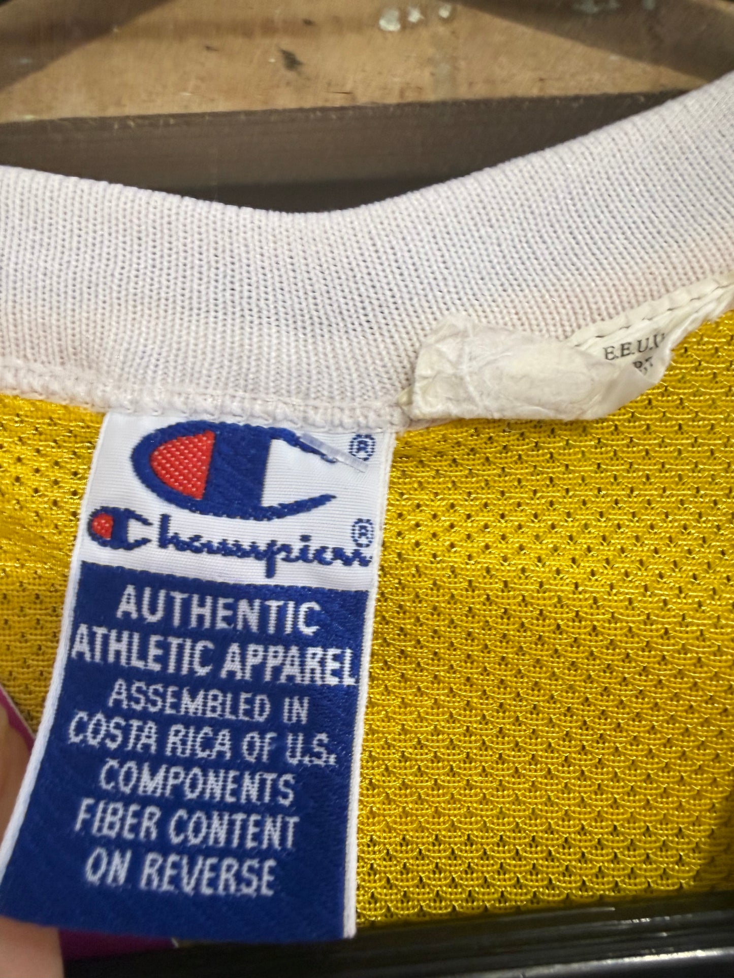 Vintage 90s Champion Lakers NBA Basketball Vest. USA. 34 O’neal. Size Small.