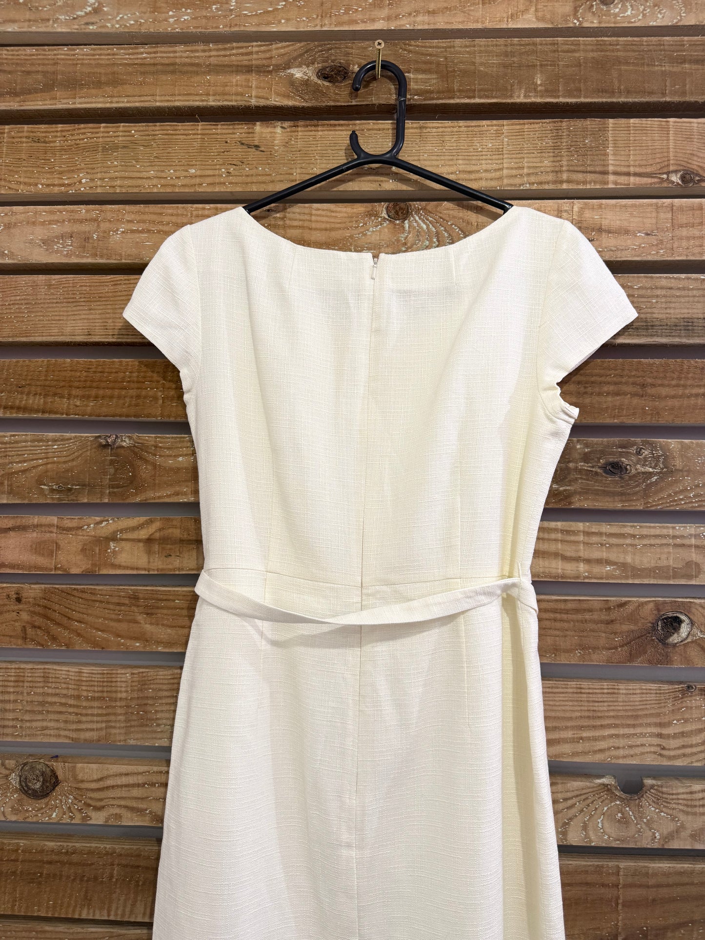 L.K Bennett linen shift dress with belt. Evening/ summer/ office/ wedding. Size 14