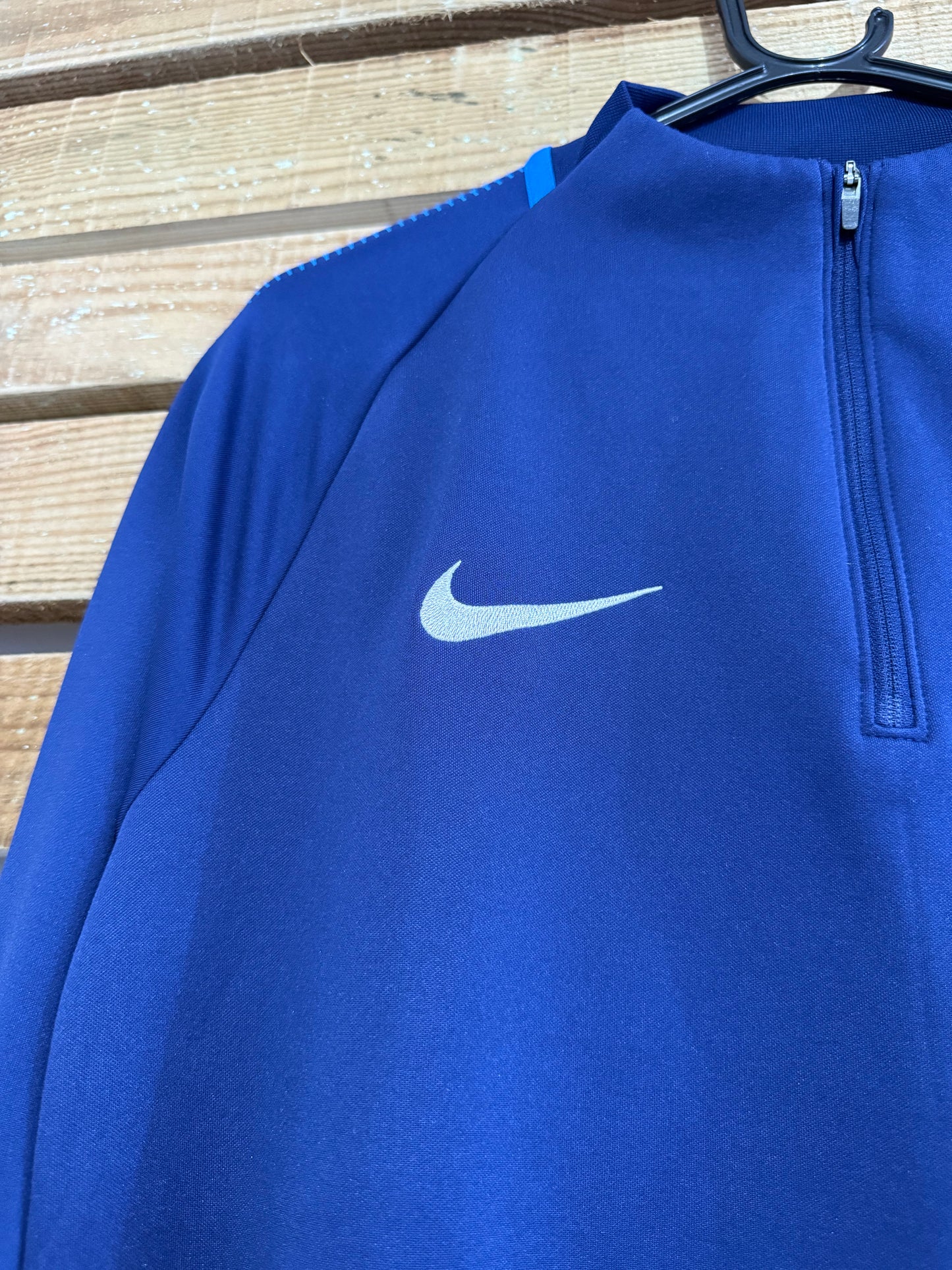 Tottenham 2017-2018 Football Nike dri-fit 1/4 zip drill top. Size Medium.