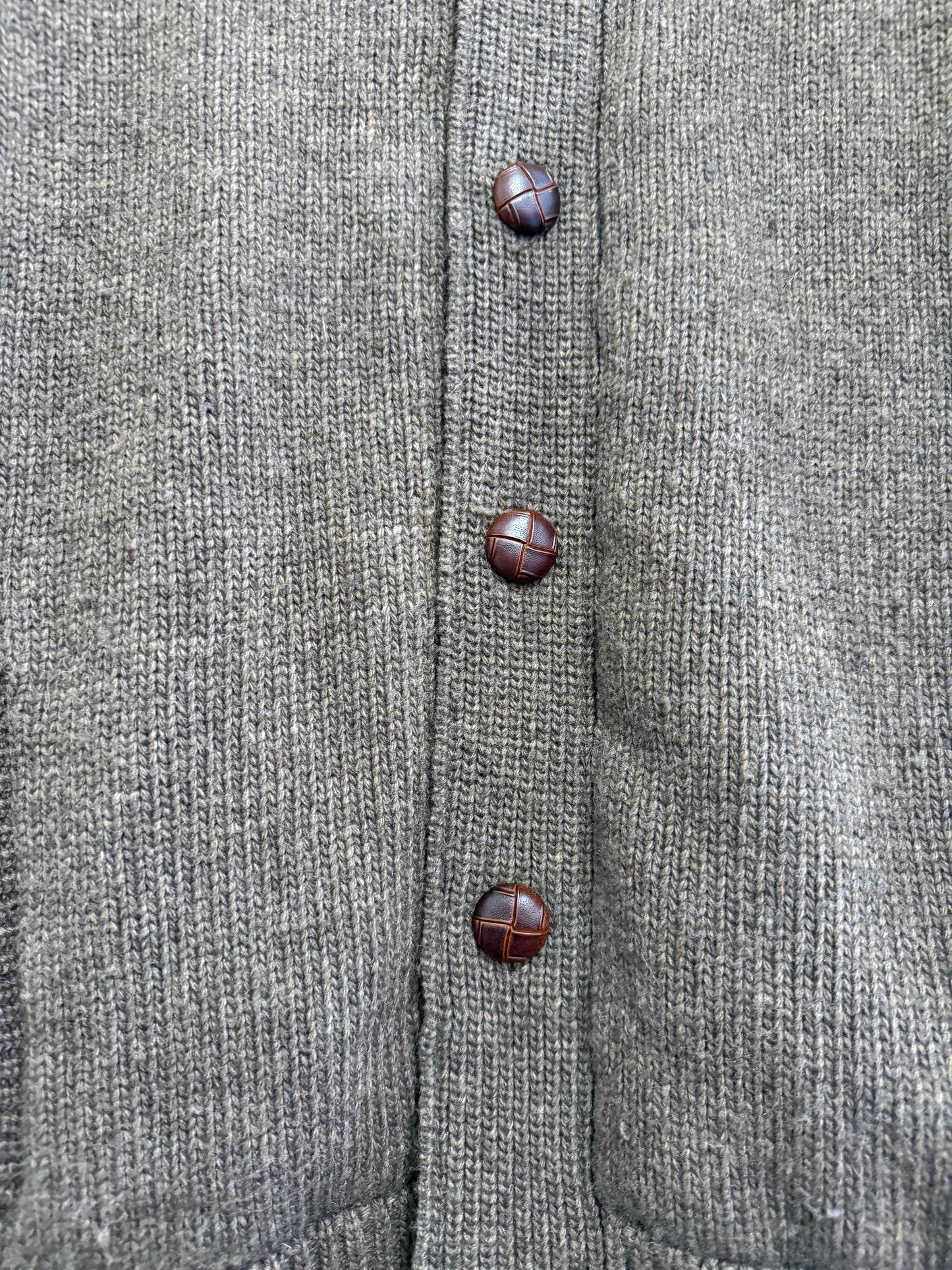 William Hunt - Savile Row Harris Tweed lined cardigan/sweater/ jacket. Size Large.
