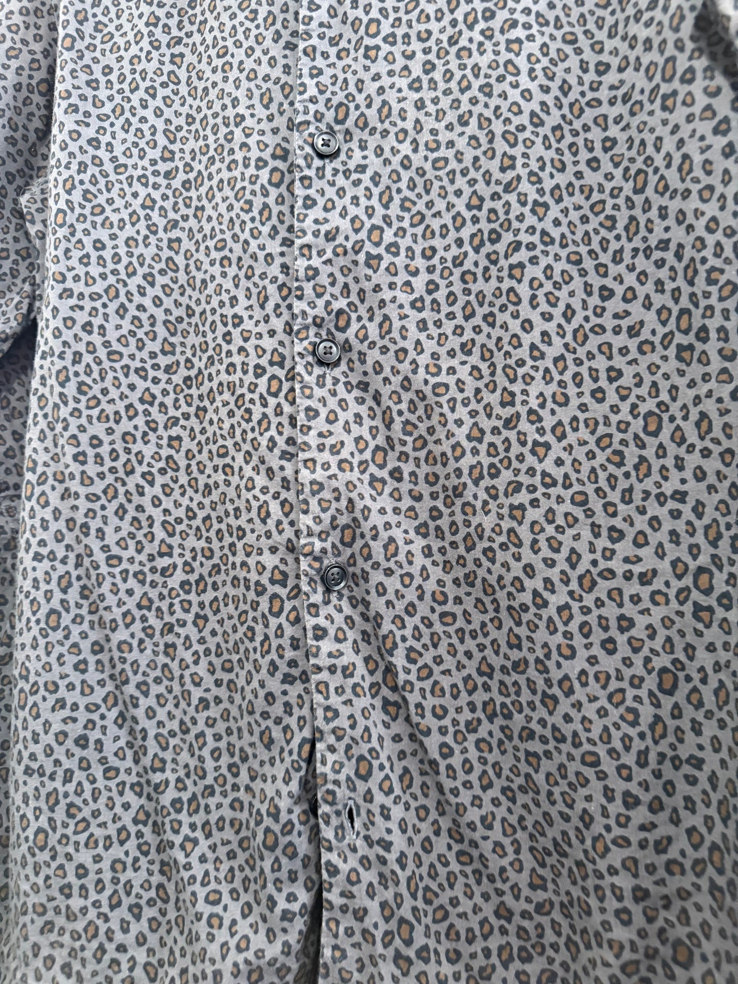 AllSaints leopard print sleeve blouse/shirt. Size XS.