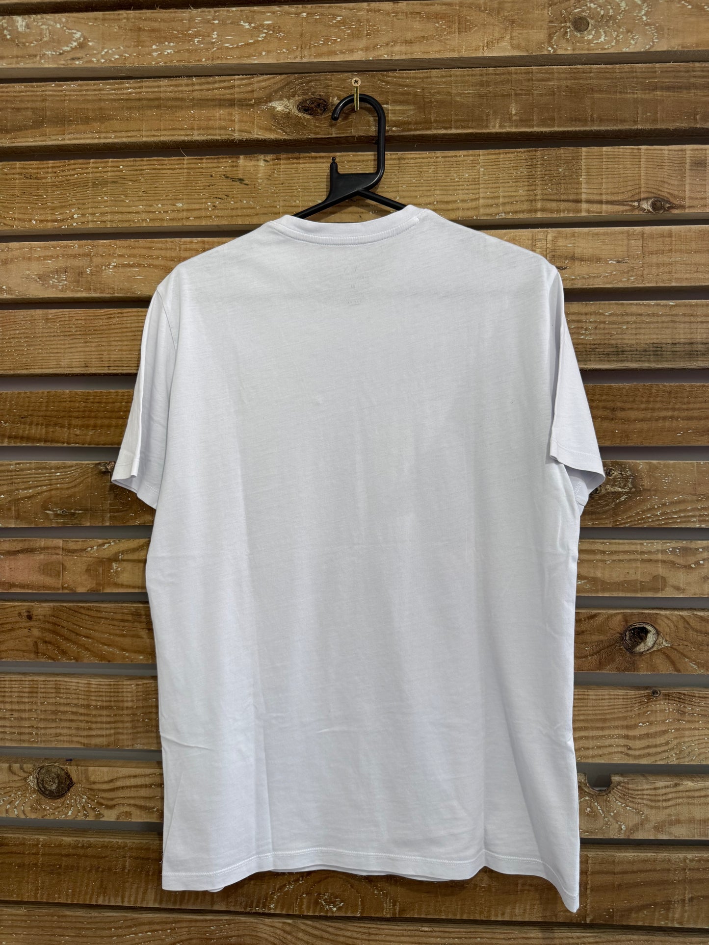 Armani Exchange logo T-shirt. Cotton Crewneck. White. Size Medium.