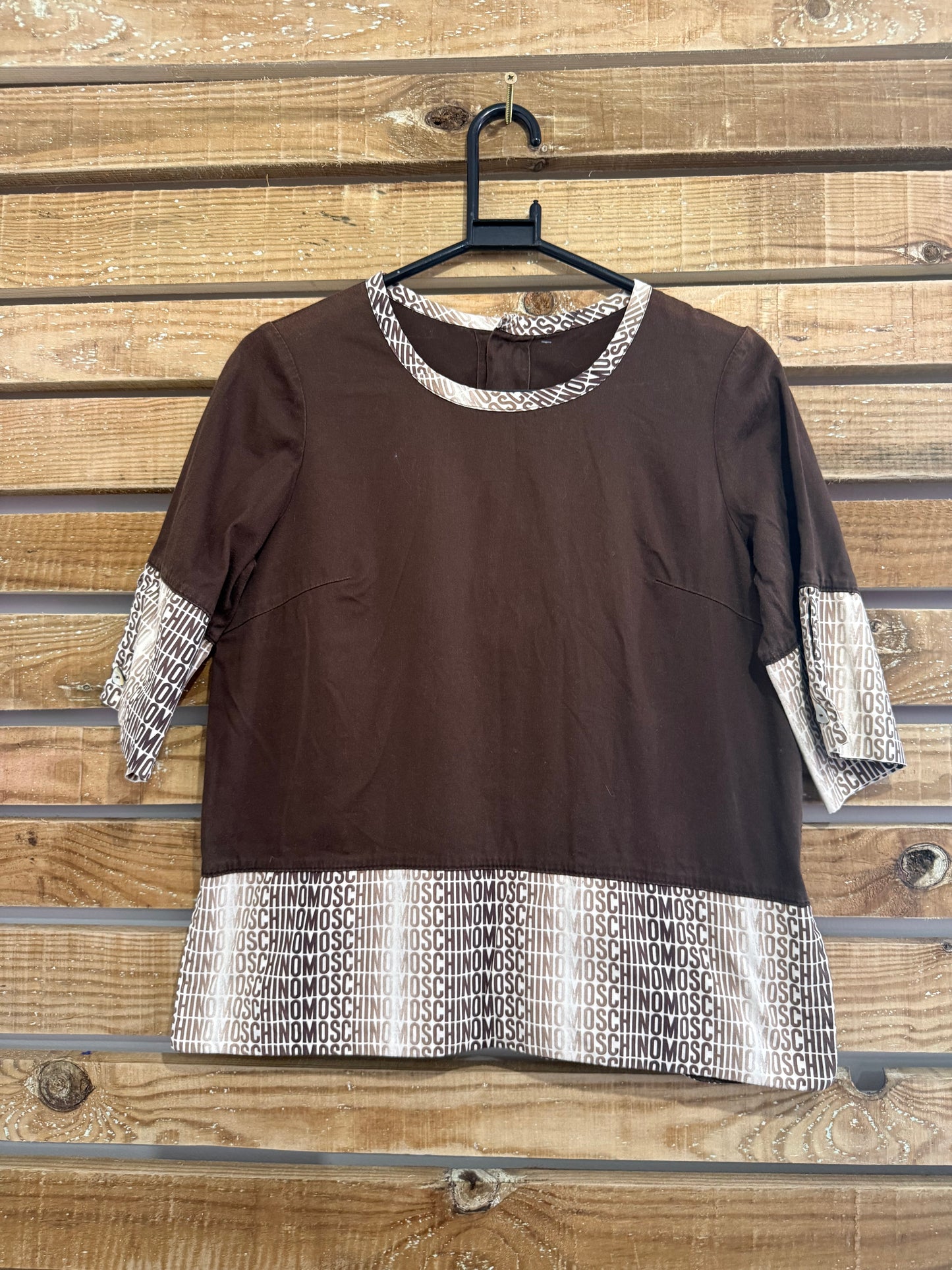 Vintage 90s reworked Moschino T-shirt. Size small. Summer/ rave.