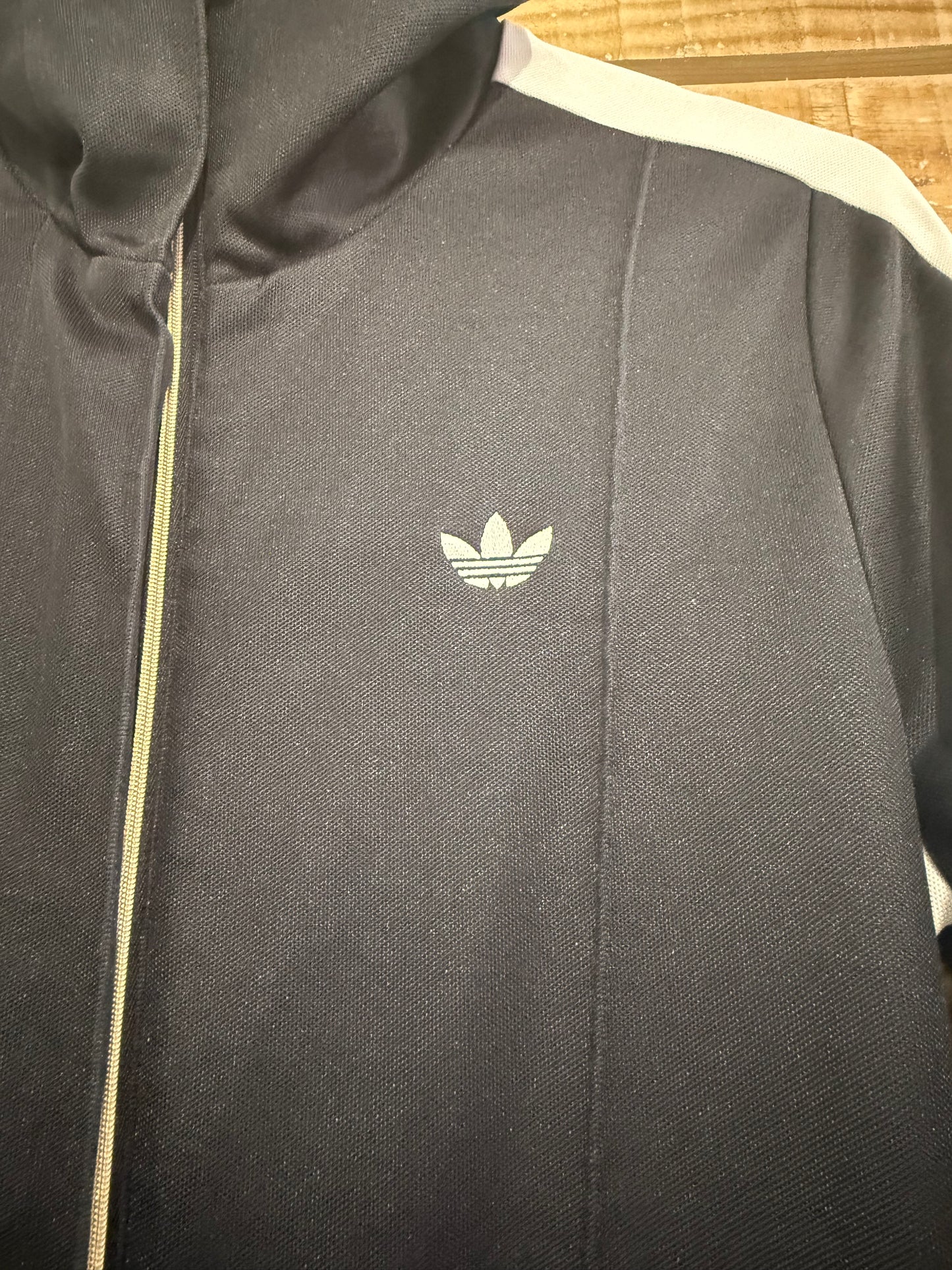 Adidas Ski Chic jumpsuit. Striped black. Size UK6