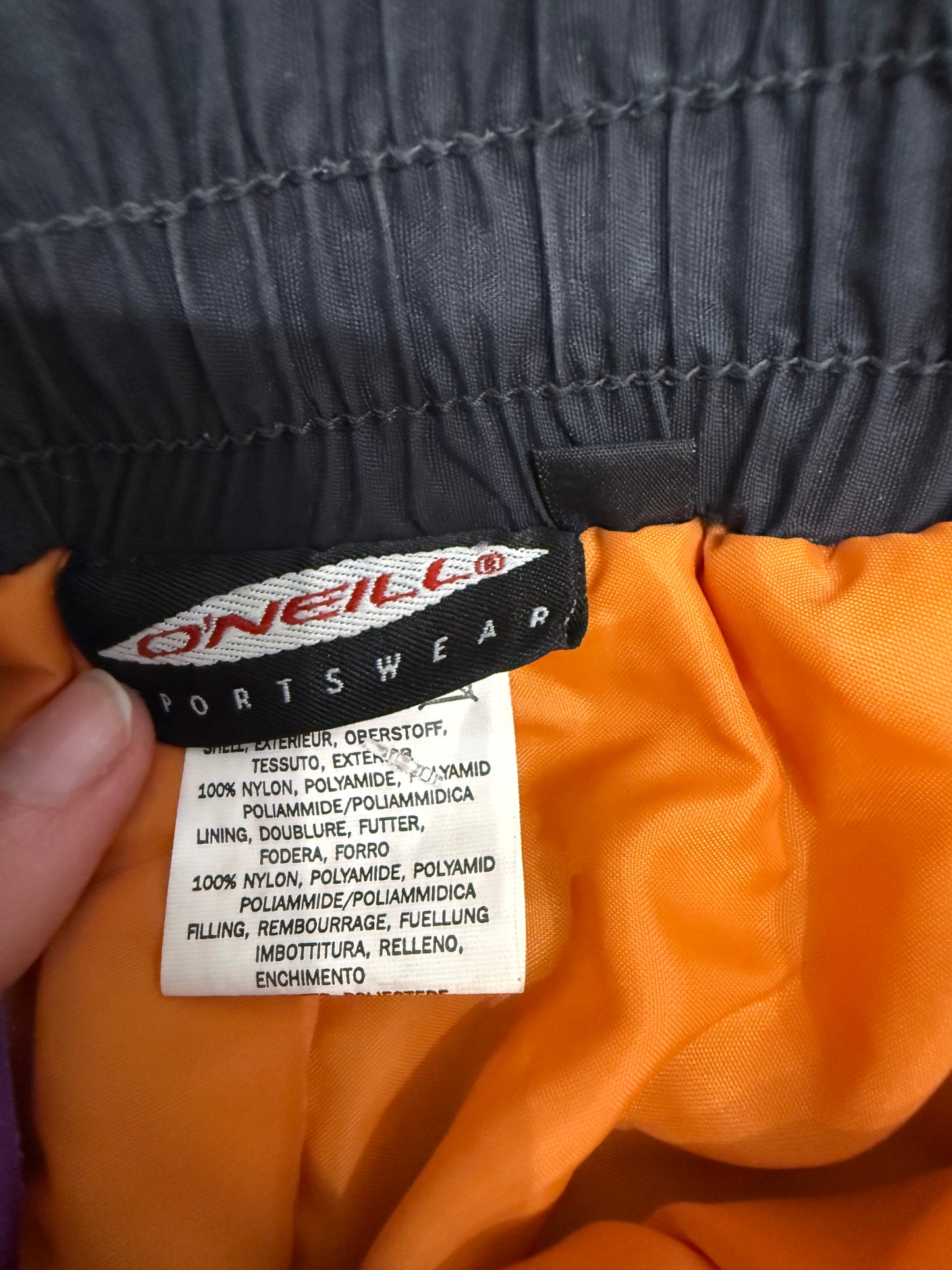 Vintage 90s O’Neill ski pants. Sallopettes/ snow pants. Trousers. Size 29-34” waist.