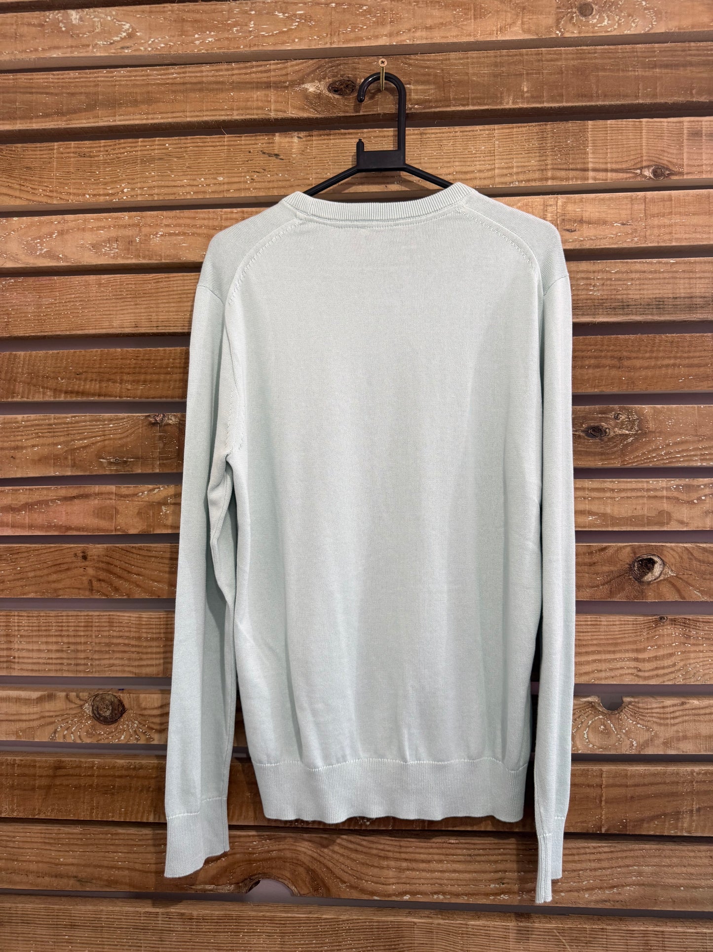 Vintage Y2K Calvin Klein crewneck jumper/ sweater. Blue. 100% Cotton. Size Small.