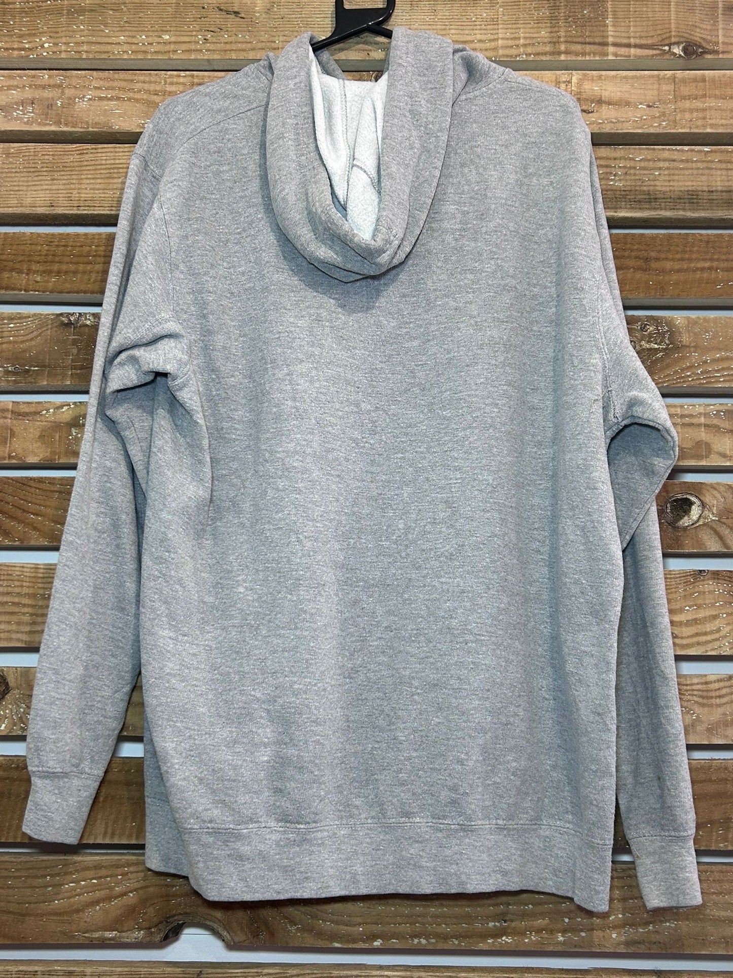 Vintage 90s NFL Philadelphia Eagles hoodie/ hooded sweater. Grey. Size Large