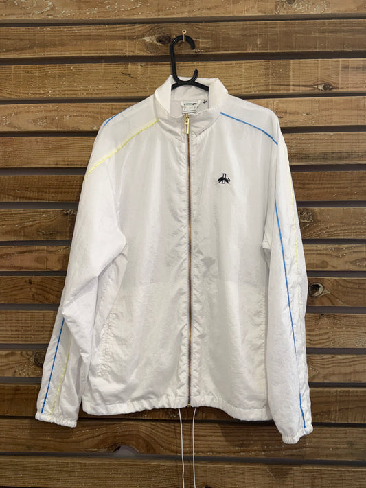 Puma X R.Dassler Legacy T7 track top/ shell jacket. White. Medium.