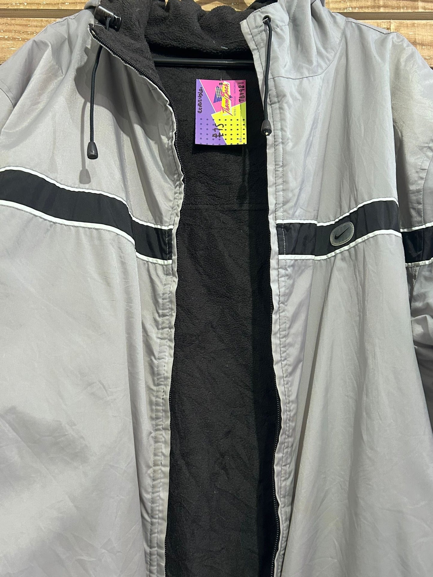 Vintage 90s Nike Spell-out reversible coat/ jacket. Size XXL.