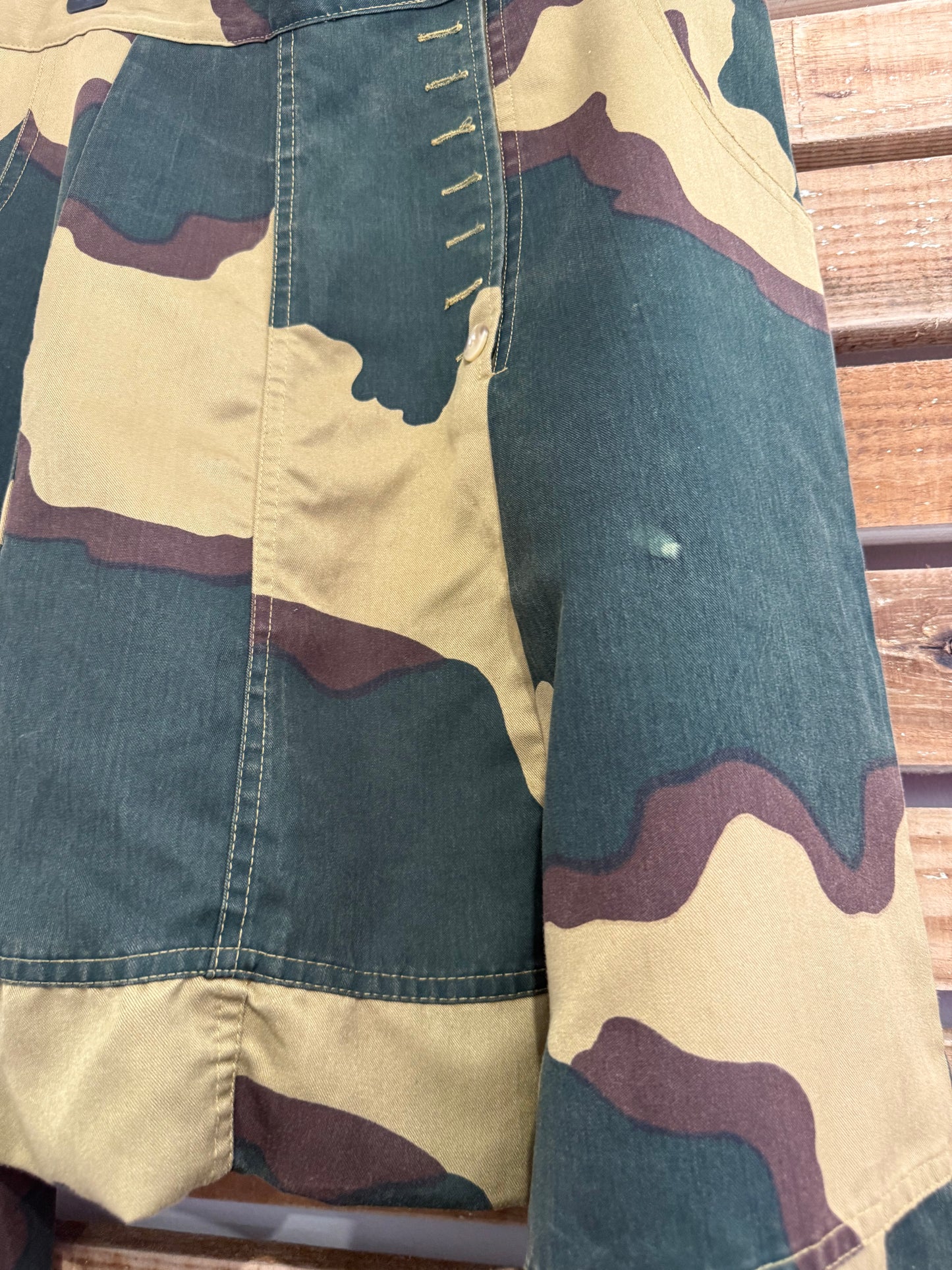 Vintage 90s harem camo/ army print trousers/ pants. Festival/ summer. 31” waist. Medium.
