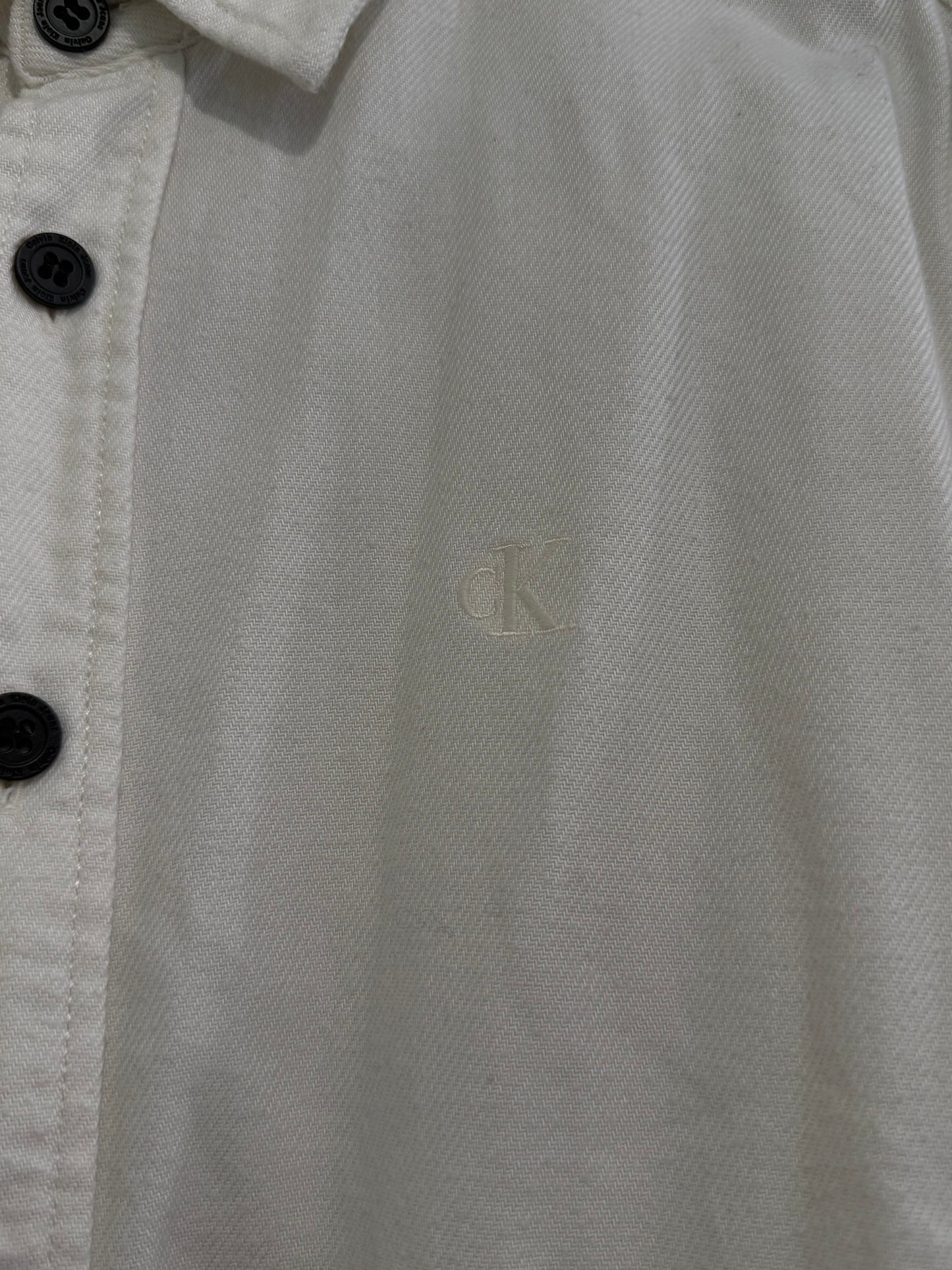 Calvin Klein cotton shirt/ shacket/ over shirt. Size Small. Medium.