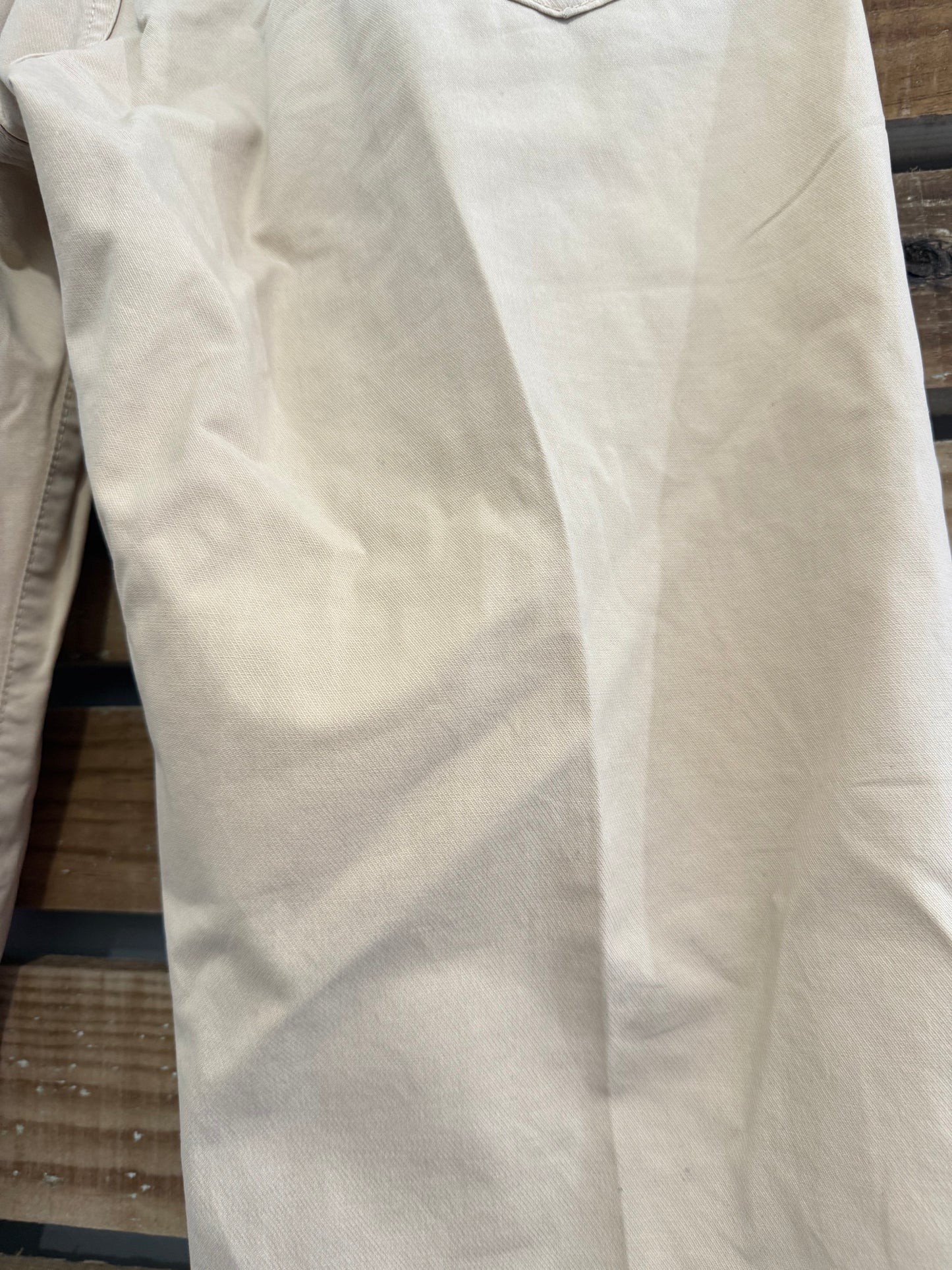 Vintage 90s Marlboro jeans pants/ trousers. Beige. 31” waist, 30” leg.
