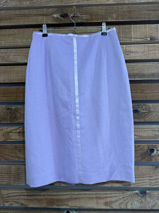 Vintage 80s Escada lilac skirt. Summer. Waist 31” size 10-12.